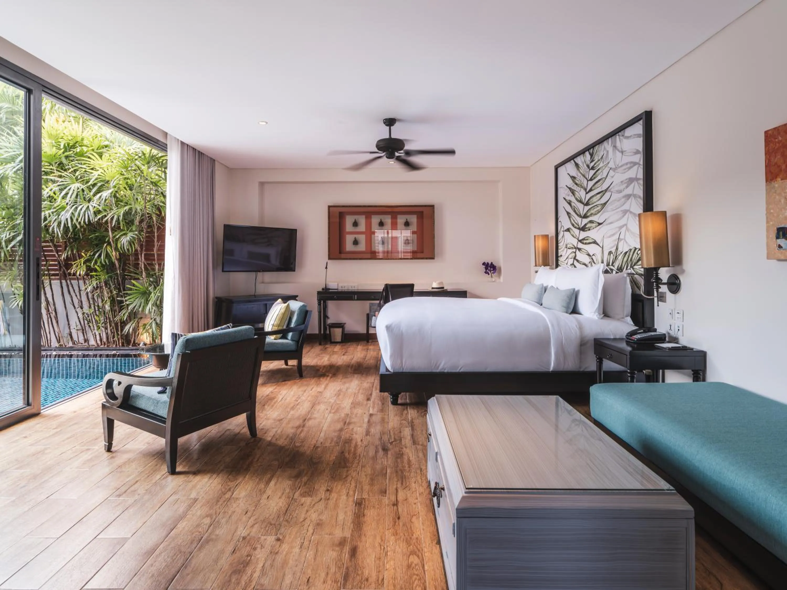 Bedroom, Bed in Anantara Mai Khao Phuket Villas