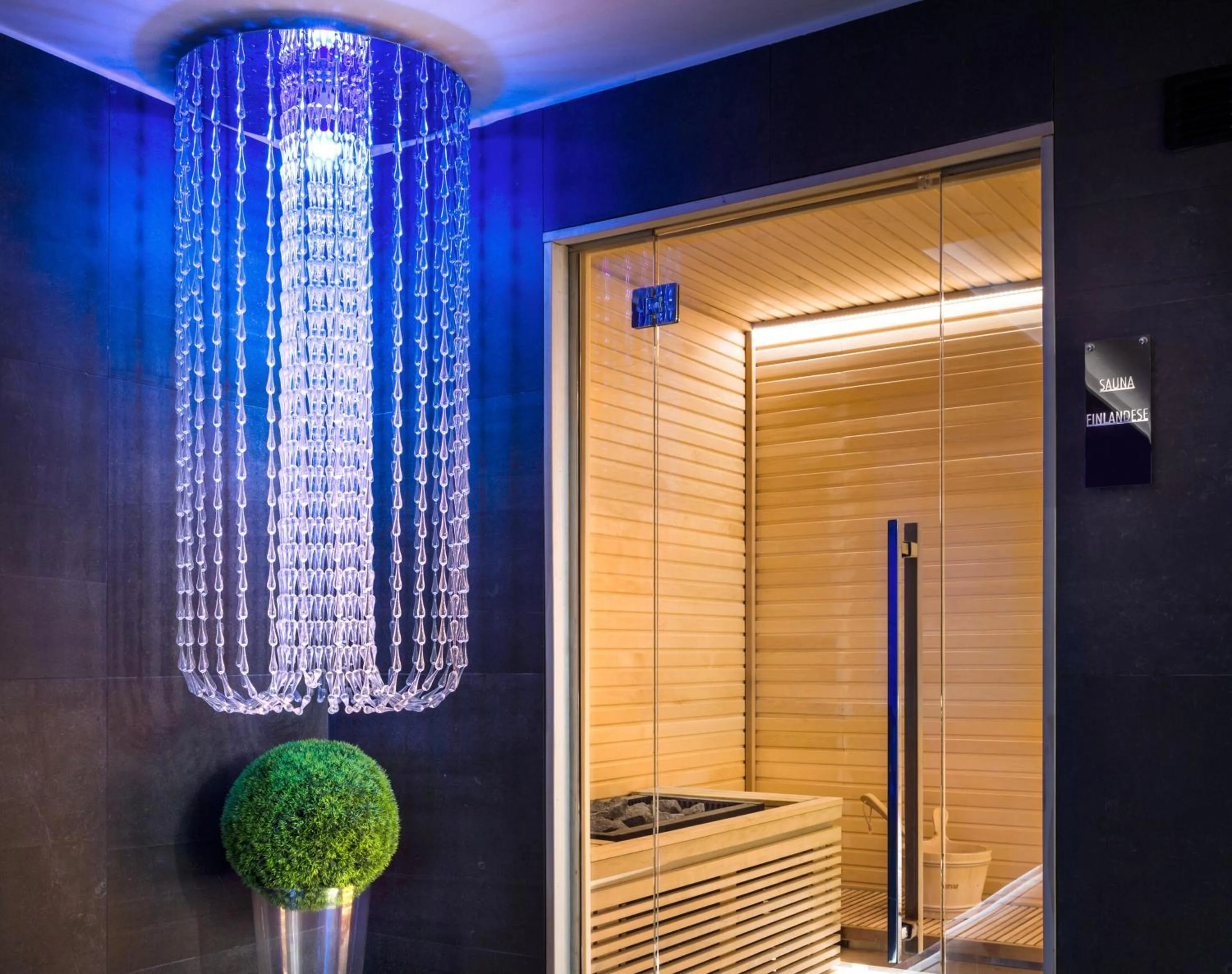 Sauna in LHP Hotel Santa Margherita Palace & SPA