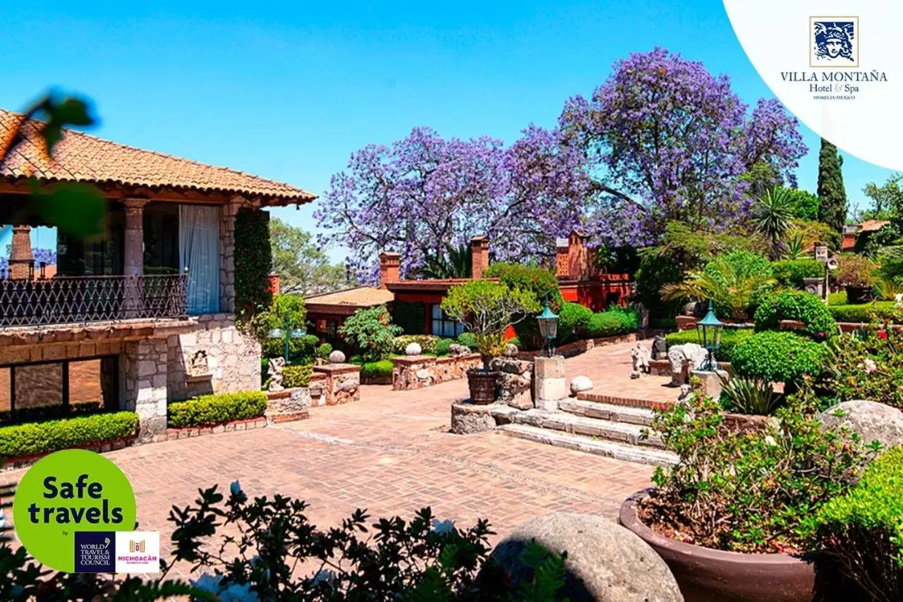 Garden view, Patio/Outdoor Area in Villa Montaña Hotel & Spa
