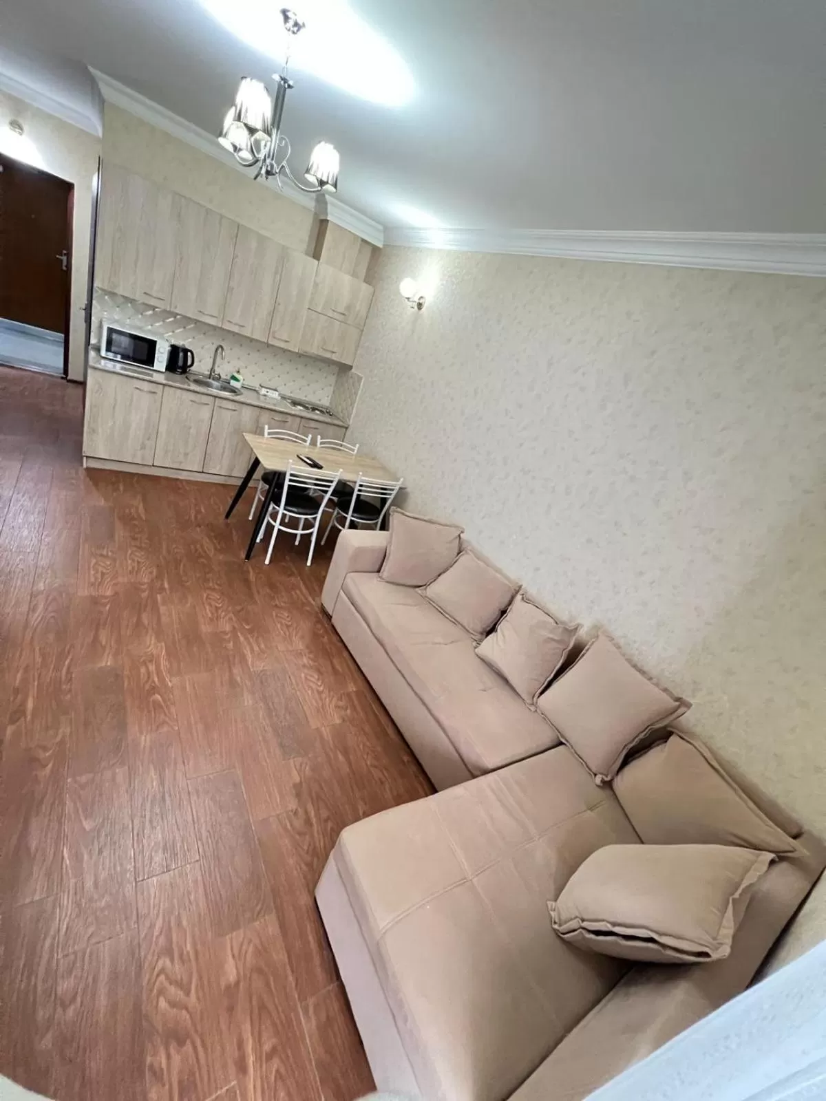 Kitchen or kitchenette, Seating Area in Holiday Lux Sea Towers Batumi