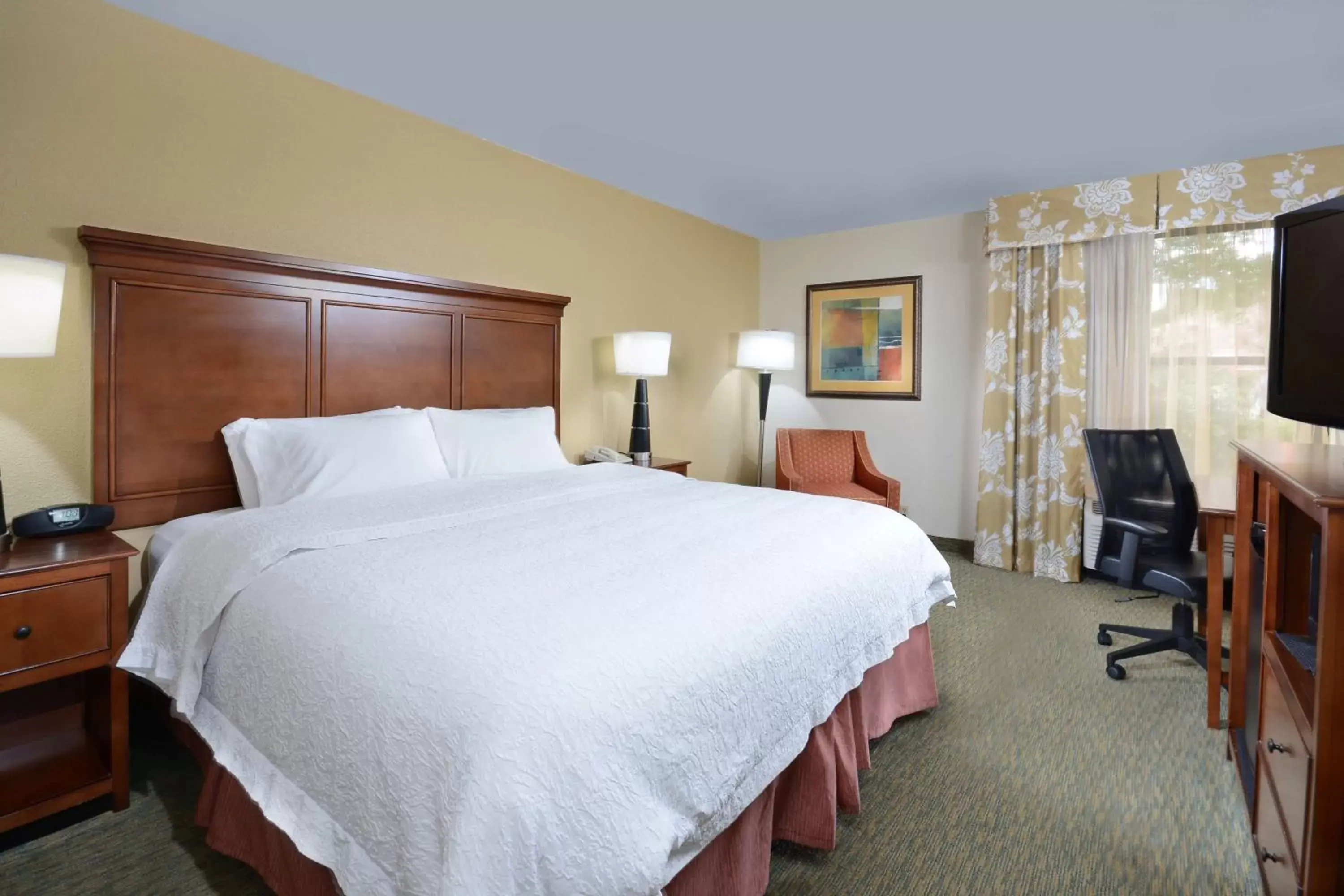 Bed in Hampton Inn Raleigh/Durham Airport