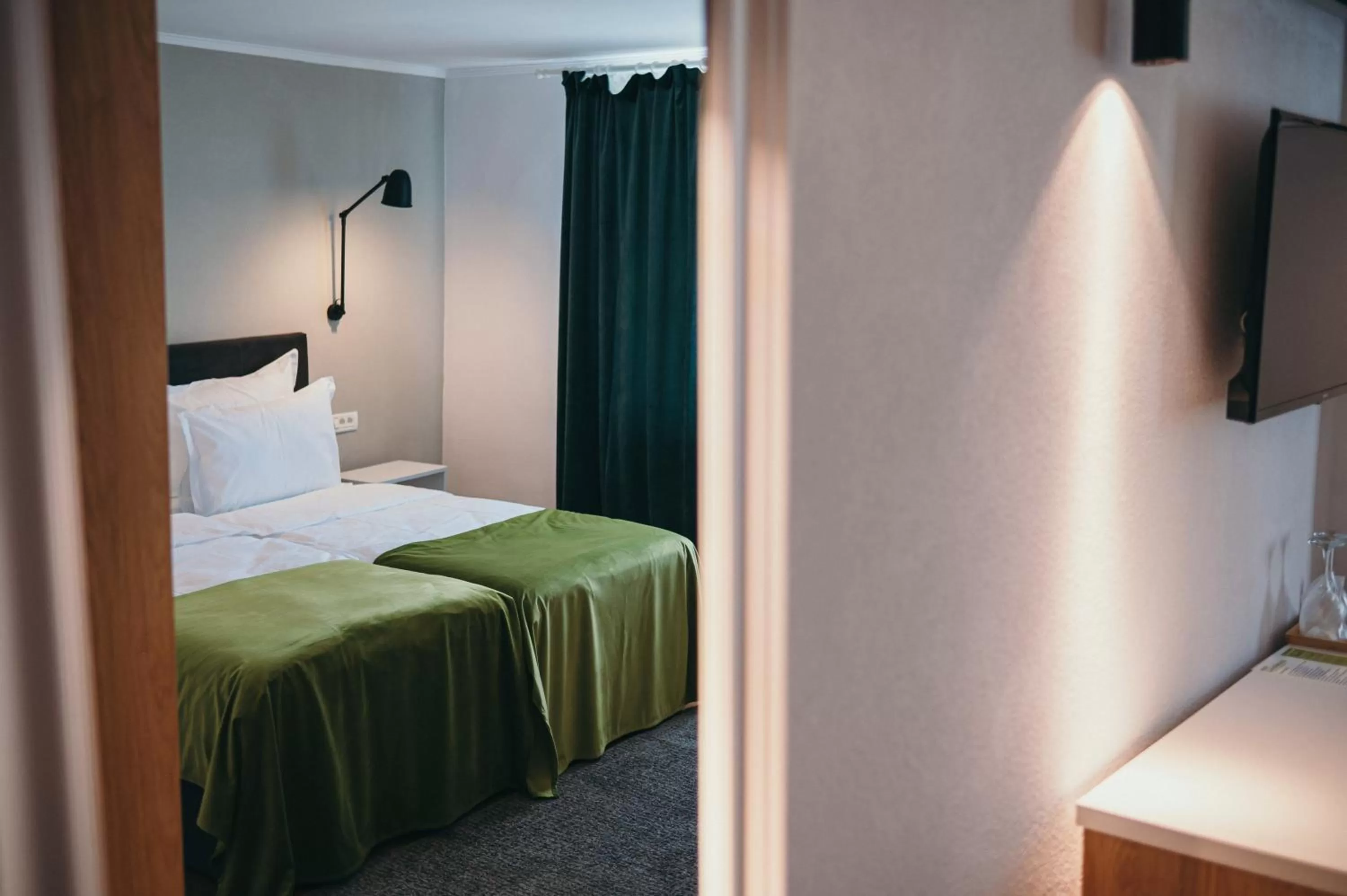 Bed in Nest Guesthouse