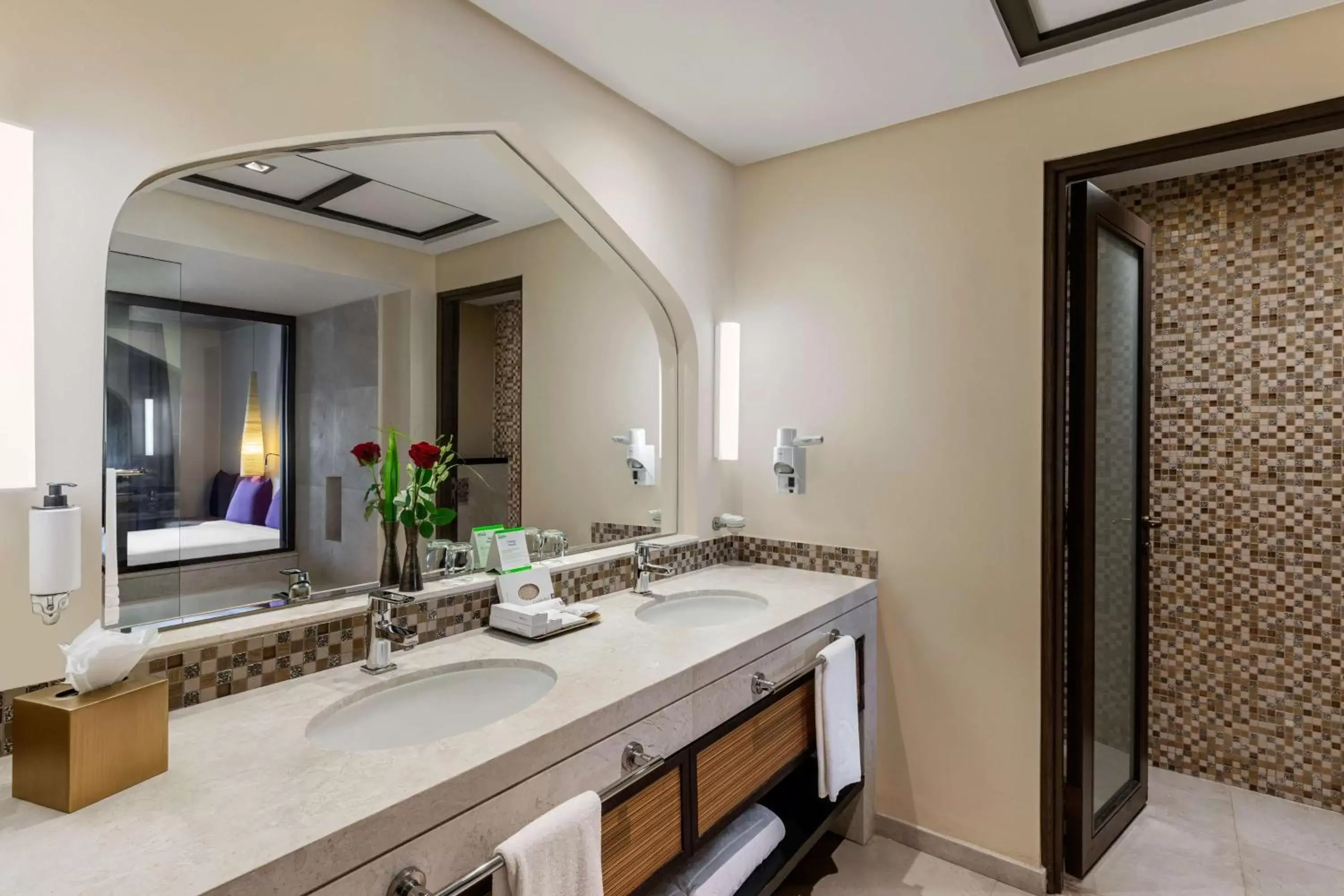 Kitchen or kitchenette, Bathroom in Salalah Rotana Resort