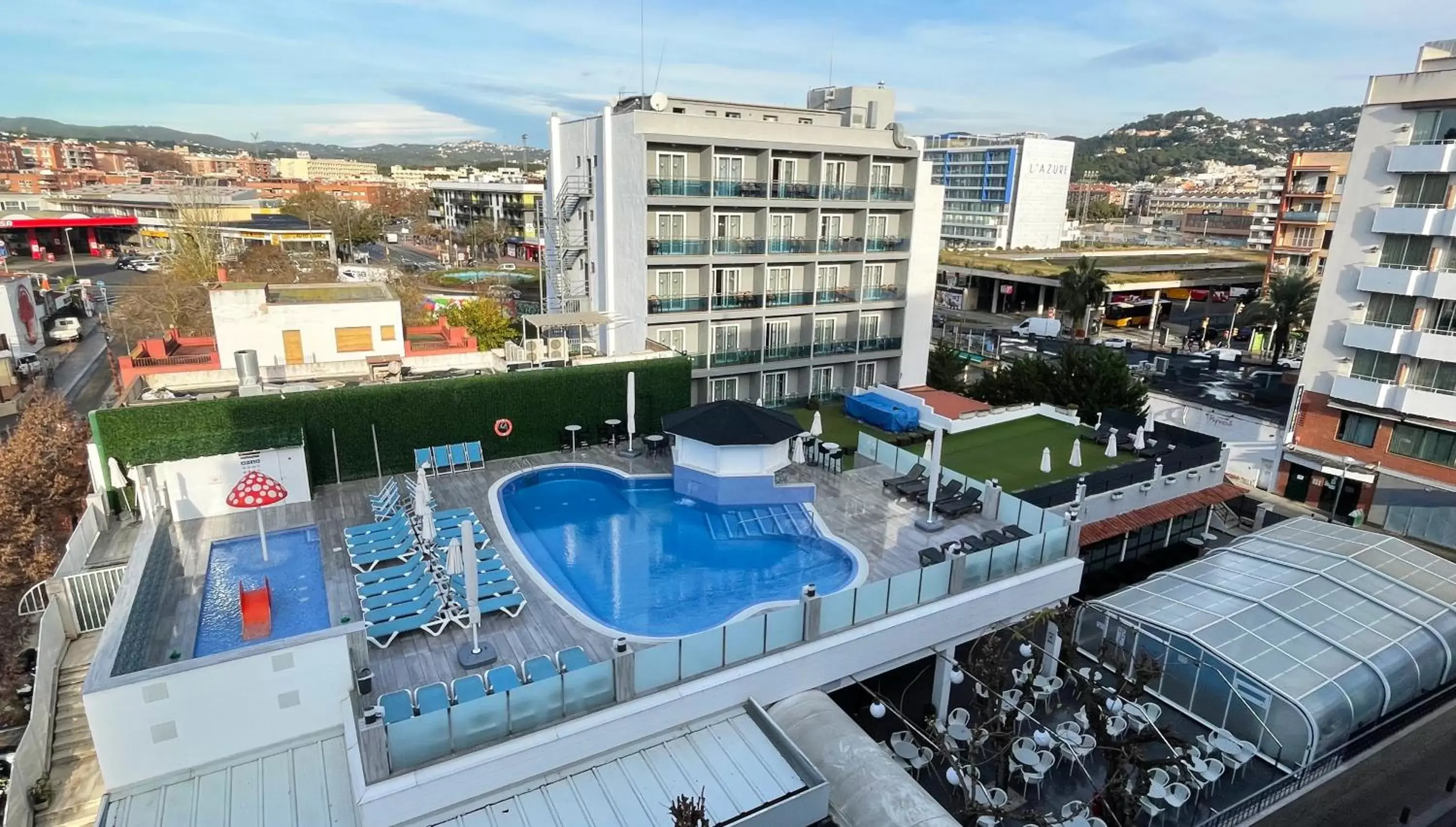 Property building, Pool View in Hotel Maria del Mar