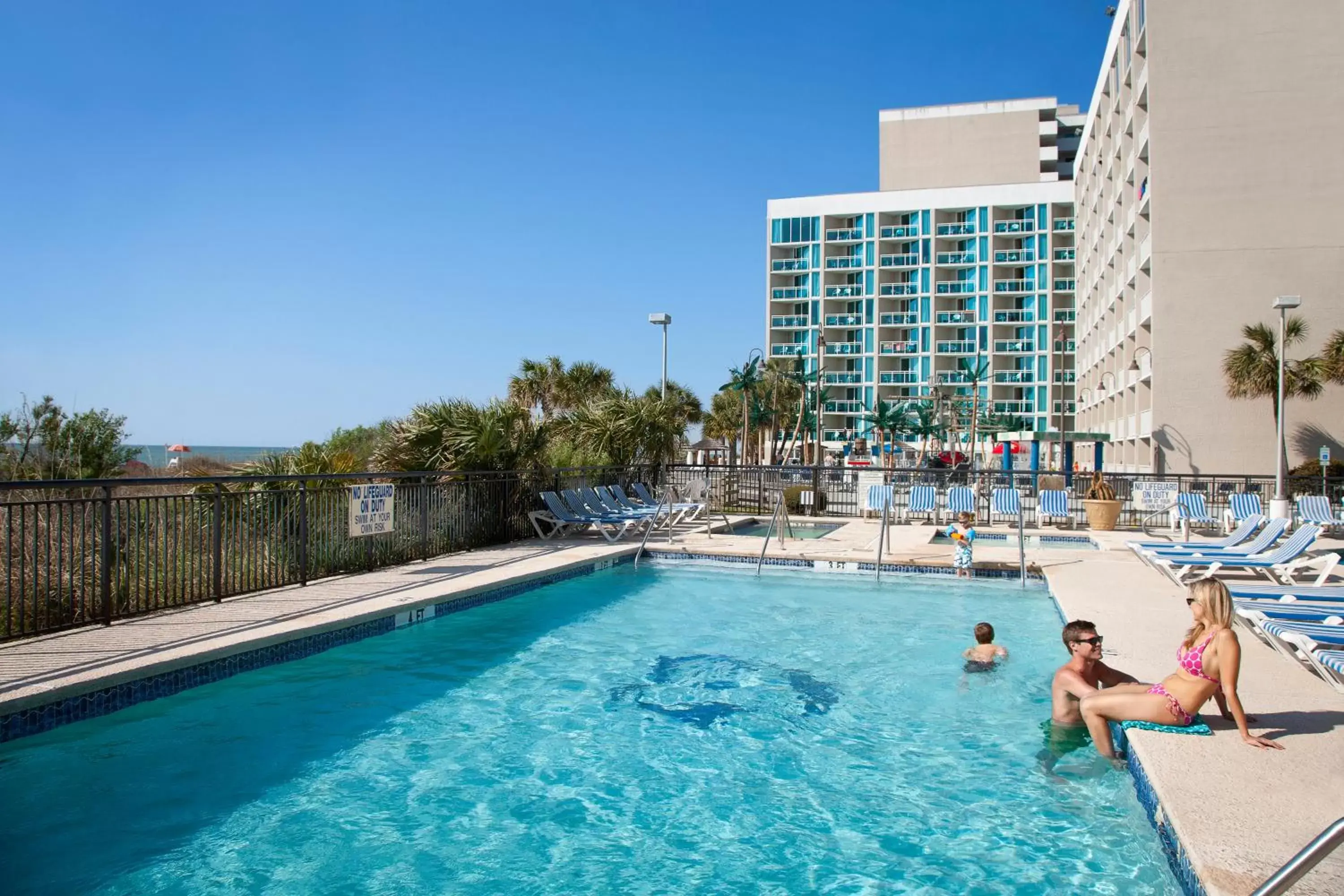 Swimming Pool in Hotel Blue