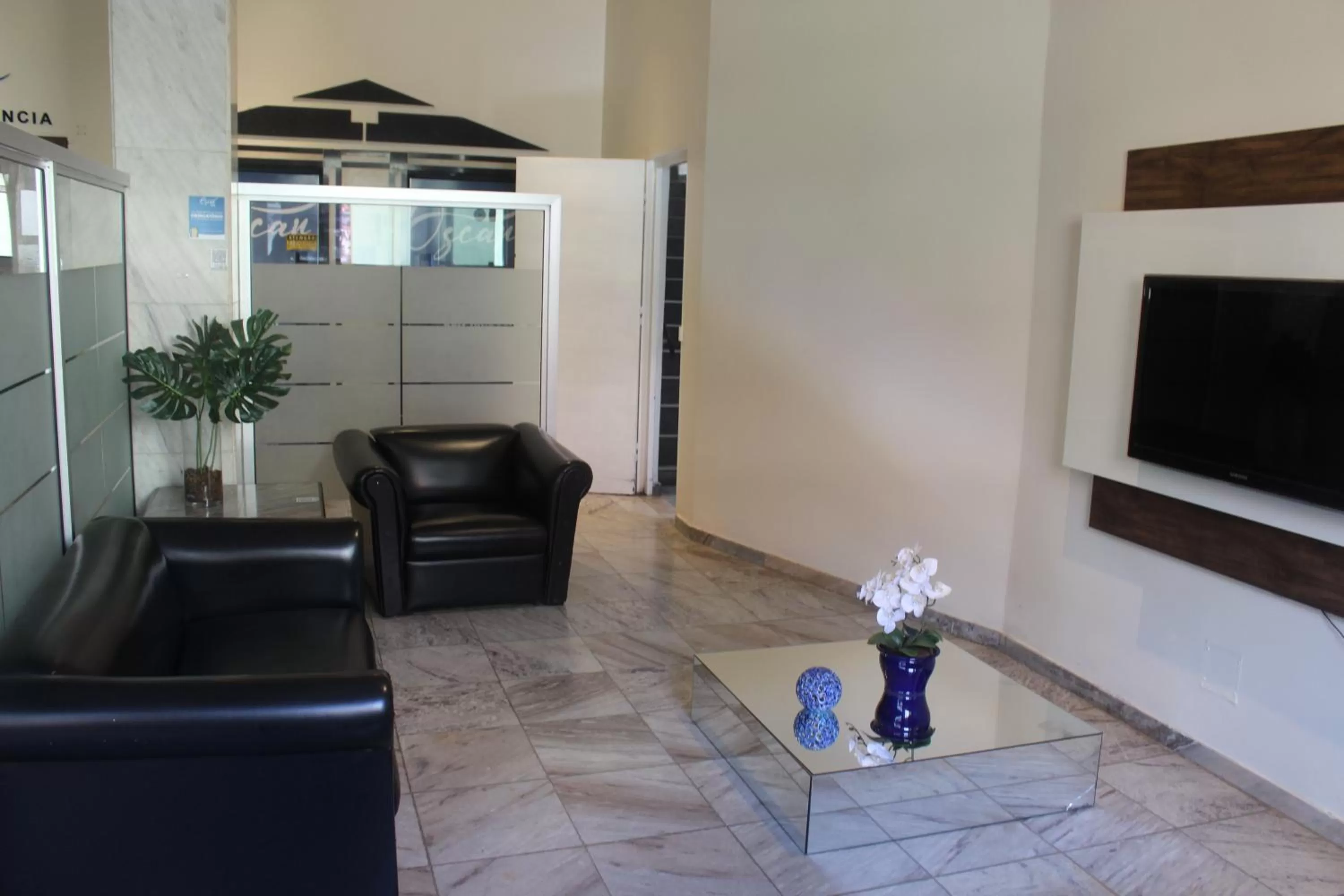 Living room in Hotel Oscar Blue Montes Claros