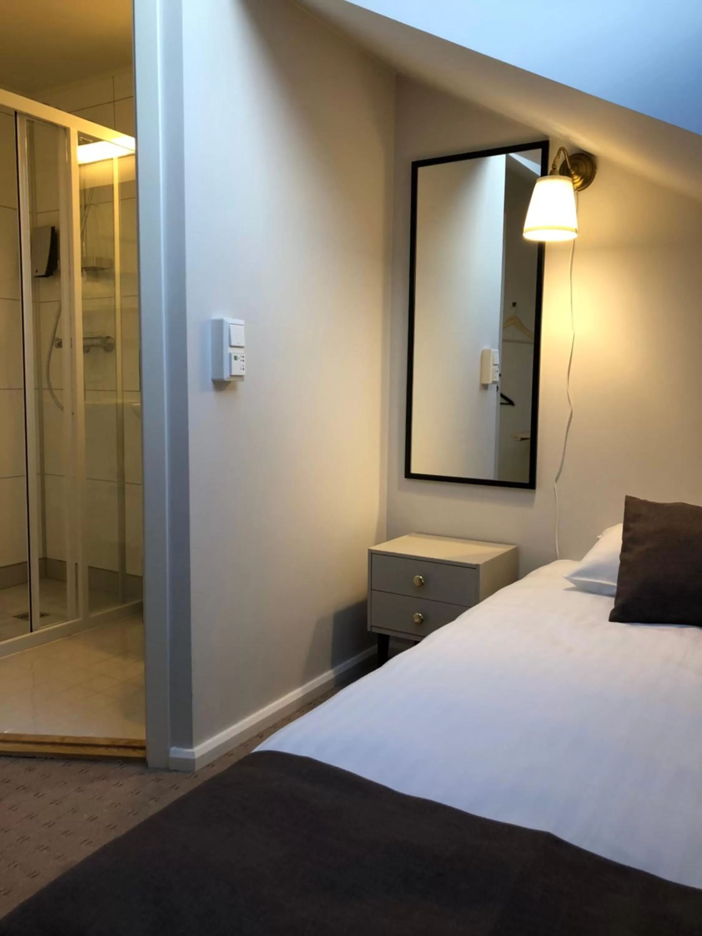 Bed in Arctic Hotel Nordkapp