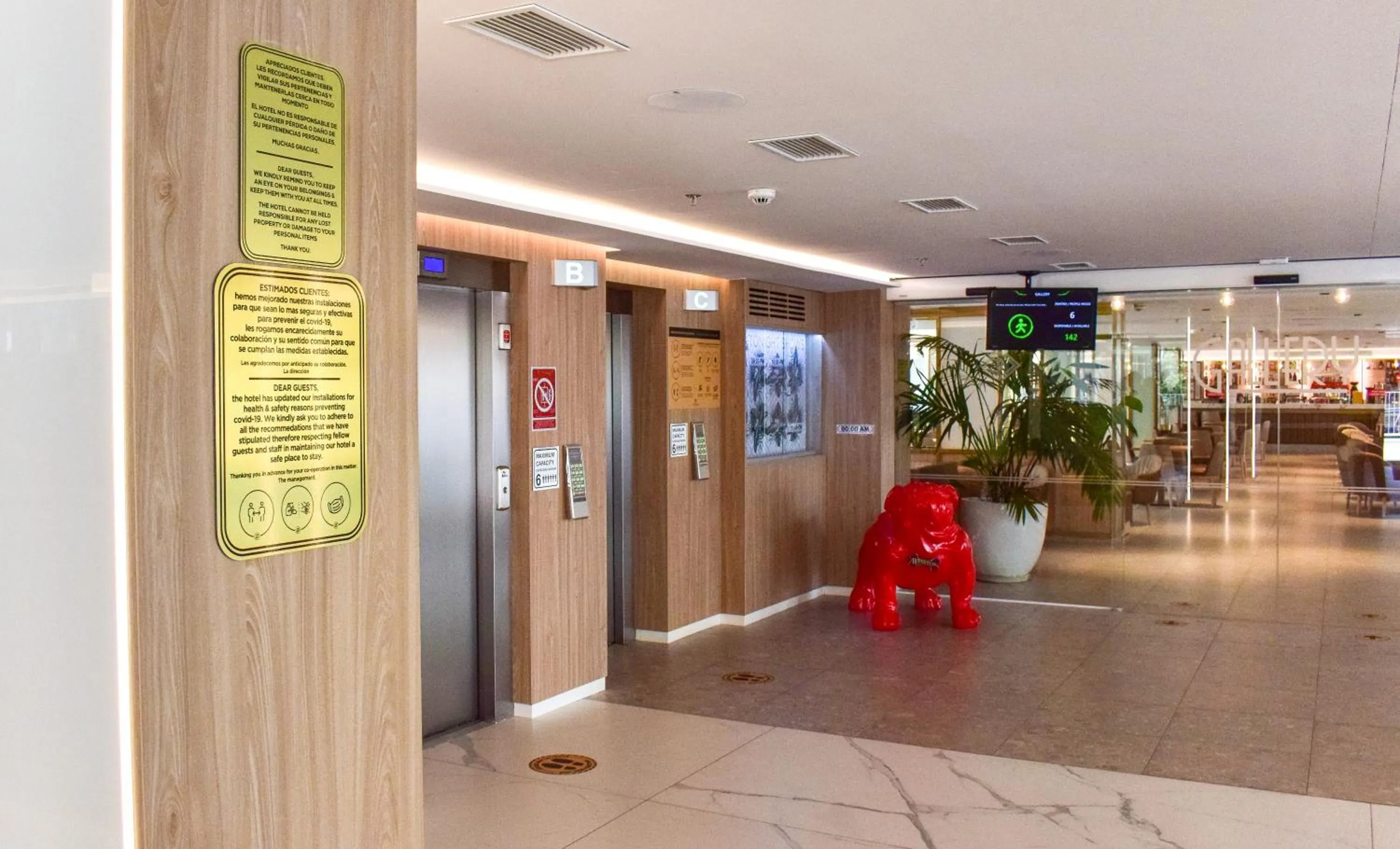 Lobby or reception in Hotel Presidente 4 sup