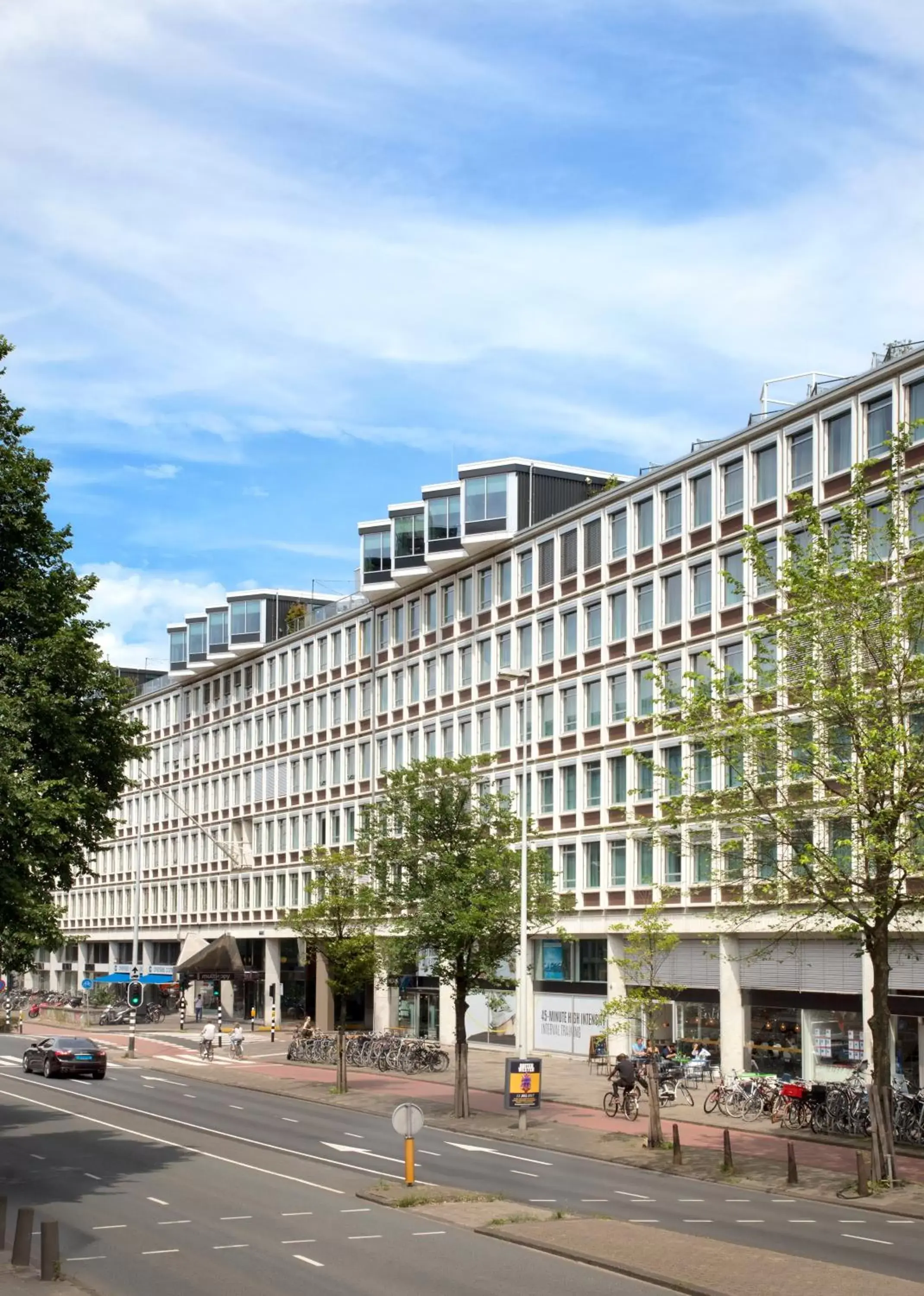 Facade/entrance in Zoku Amsterdam Facade/entrance in Zoku Amsterdam