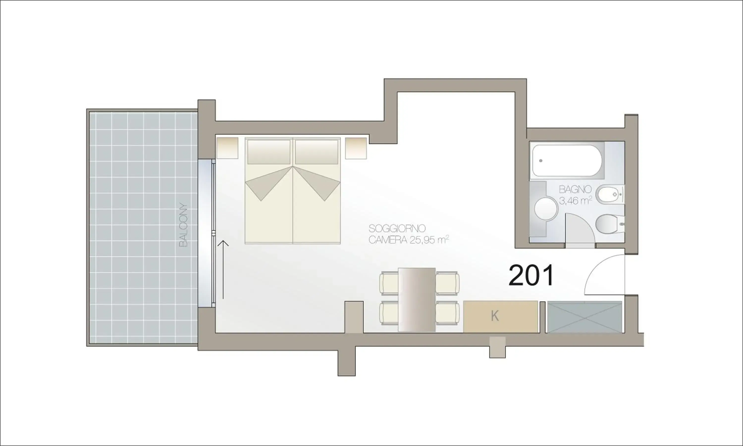 Shower, Floor Plan in Regal Hotel & Residence