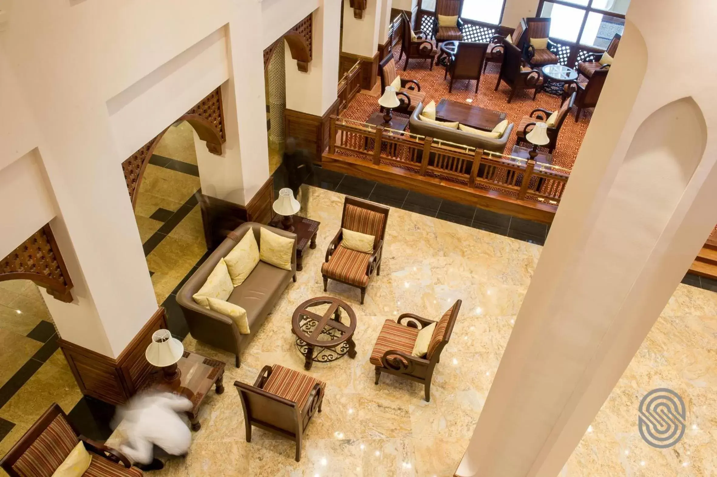 Lobby or reception in Dar es Salaam Serena Hotel