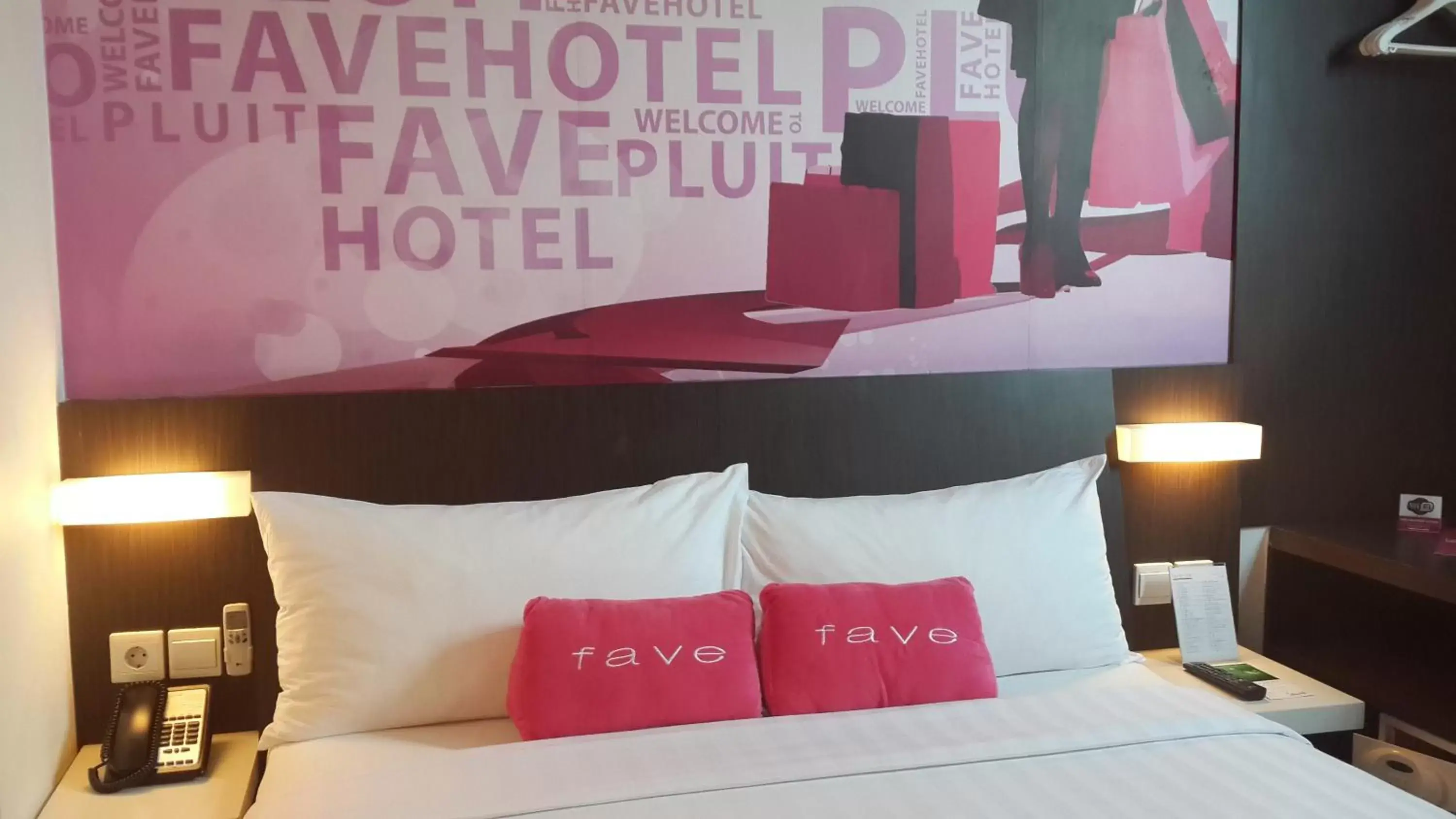 Decorative detail, Bed in favehotel Pluit Junction