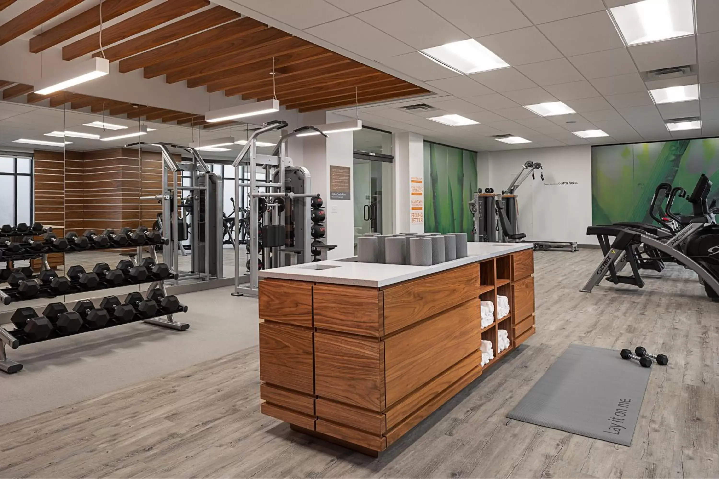 Fitness centre/facilities in EVEN Hotel Alpharetta - Avalon Area, an IHG Hotel