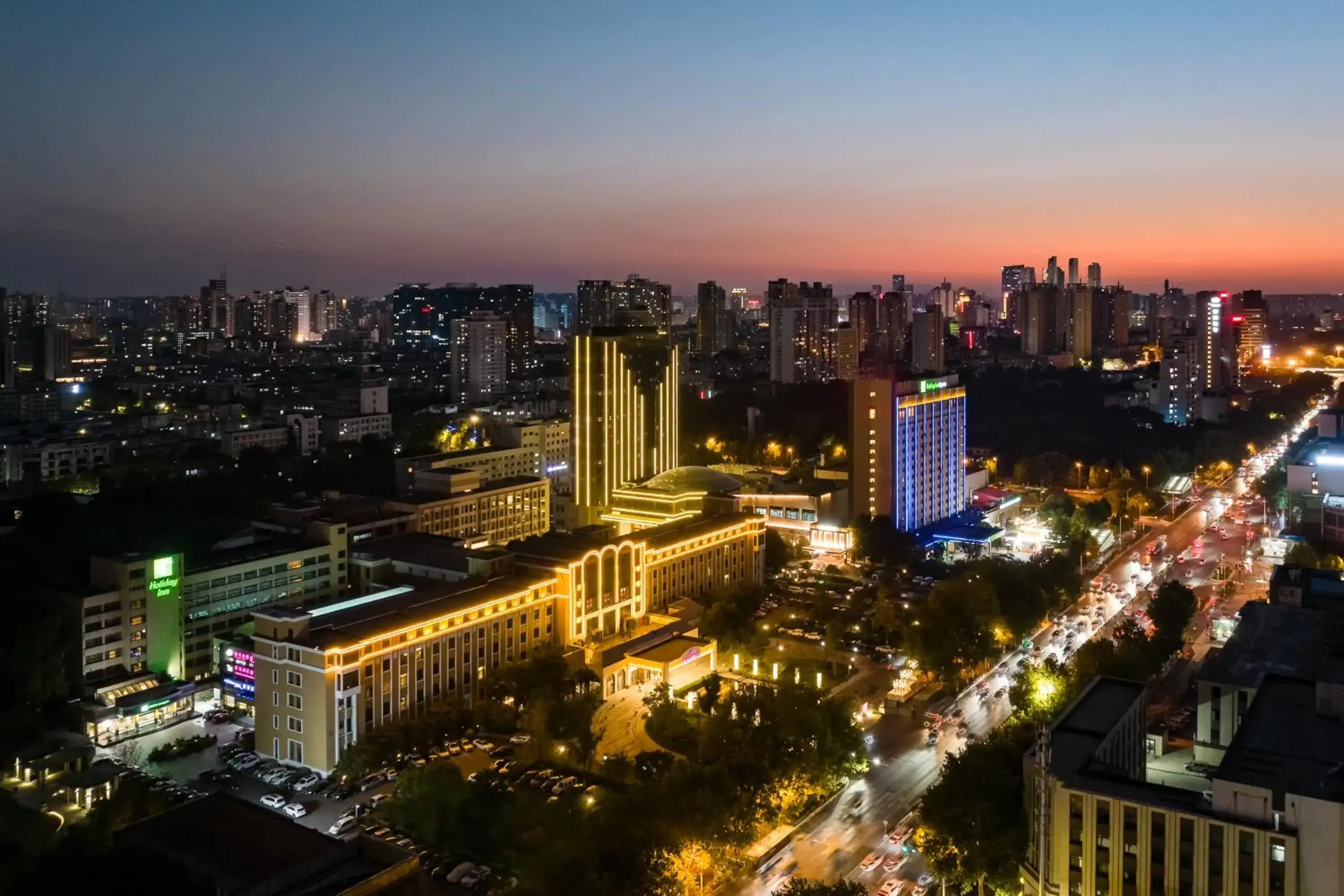 Property building, Bird's-eye View in Holiday Inn Express Zhengzhou Zhongzhou, an IHG Hotel