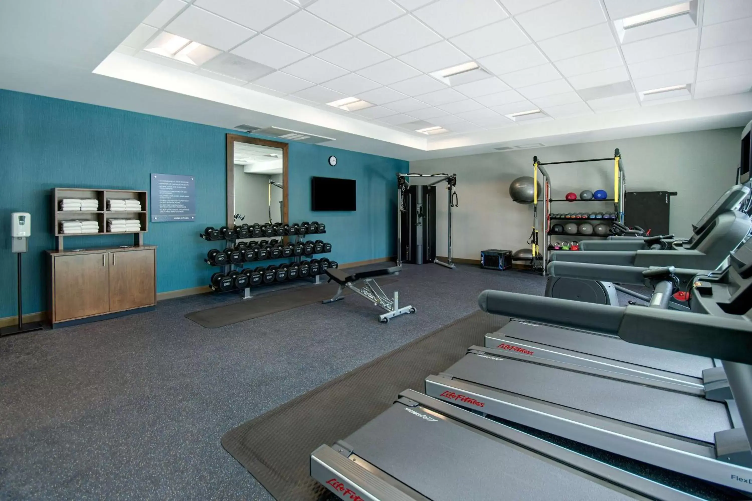 Fitness centre/facilities, Fitness Center/Facilities in Hampton Inn & Suites Sunnyvale-Silicon Valley, Ca