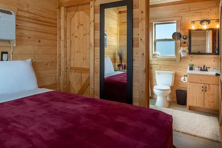 Photo of the whole room, Bed in Cabins at Grand Canyon West