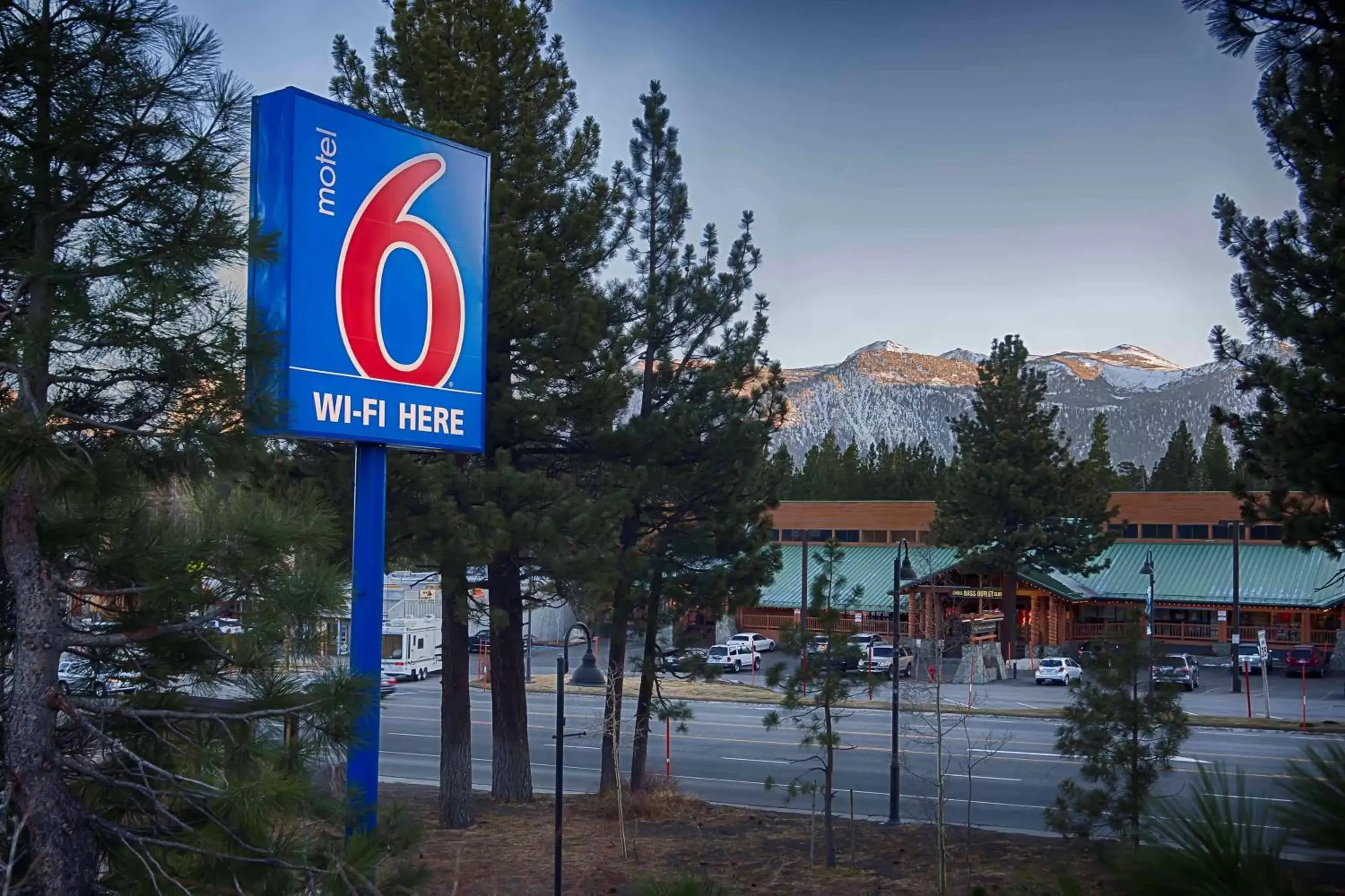 Property logo or sign in Motel 6-Mammoth Lakes, CA