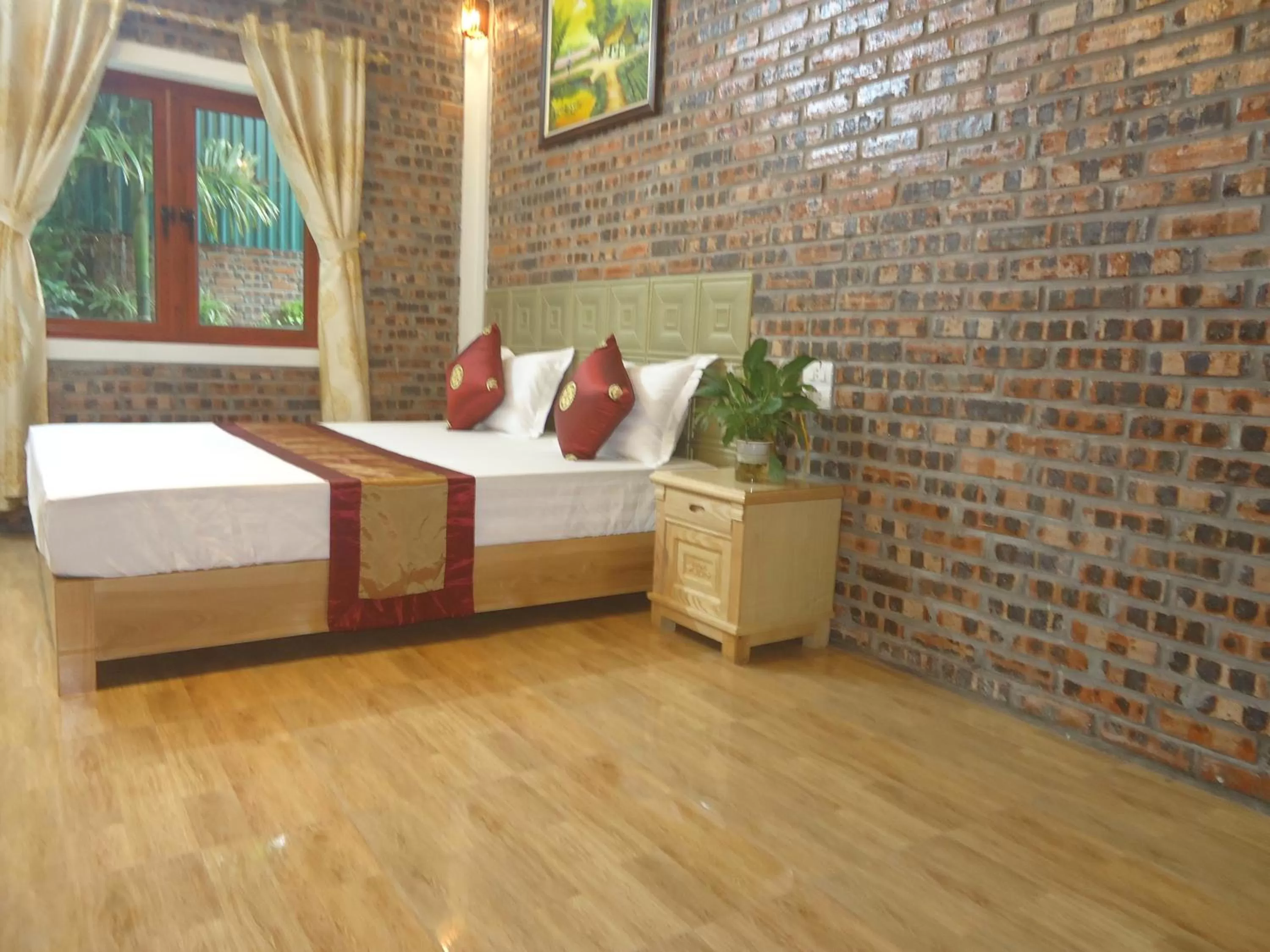 Bedroom, Bed in Green Space Homestay