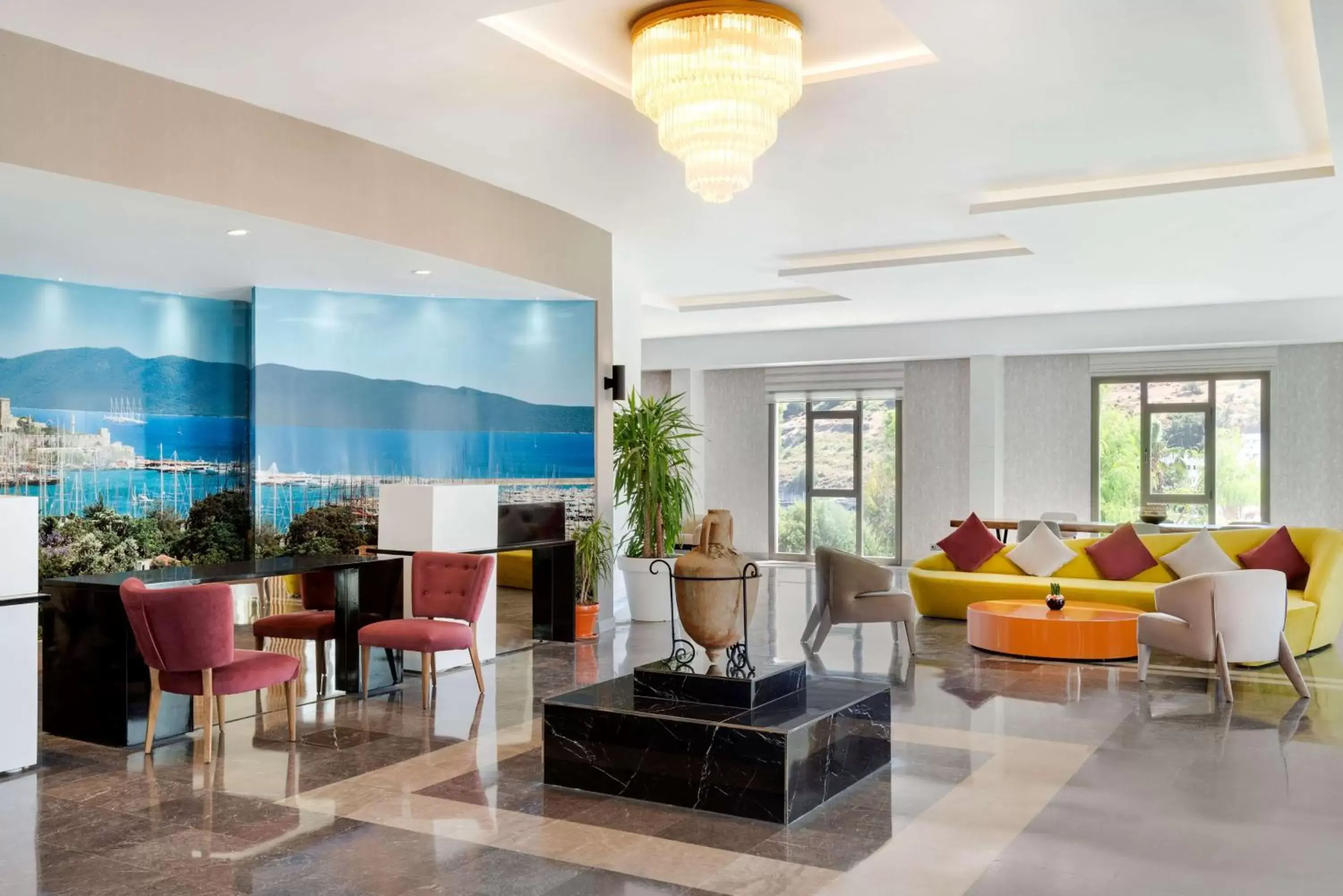 Lobby or reception in La Quinta by Wyndham Bodrum