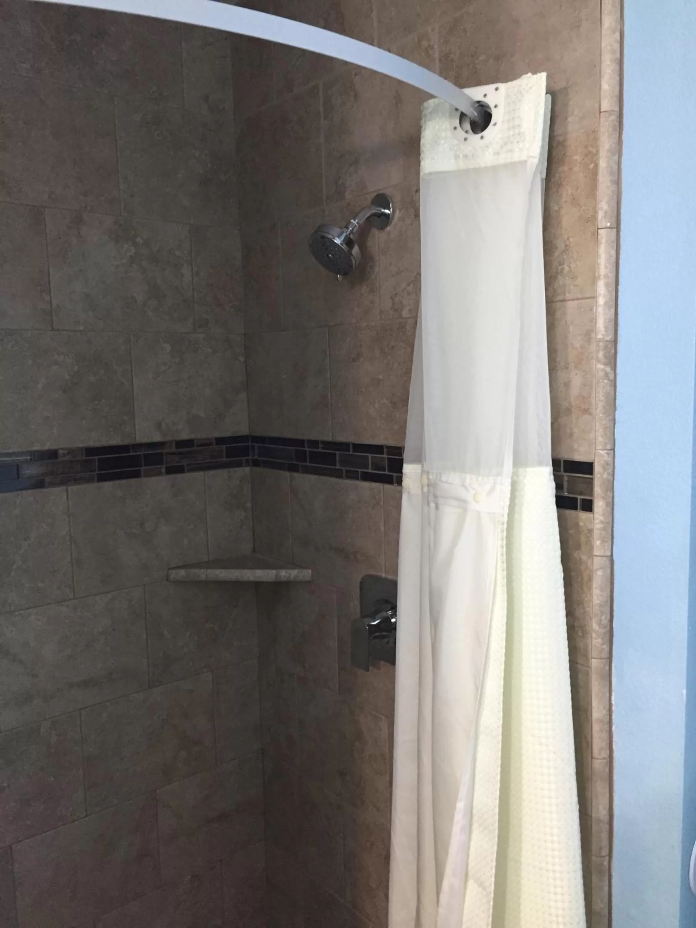 Shower in Dolphin Cove Motel