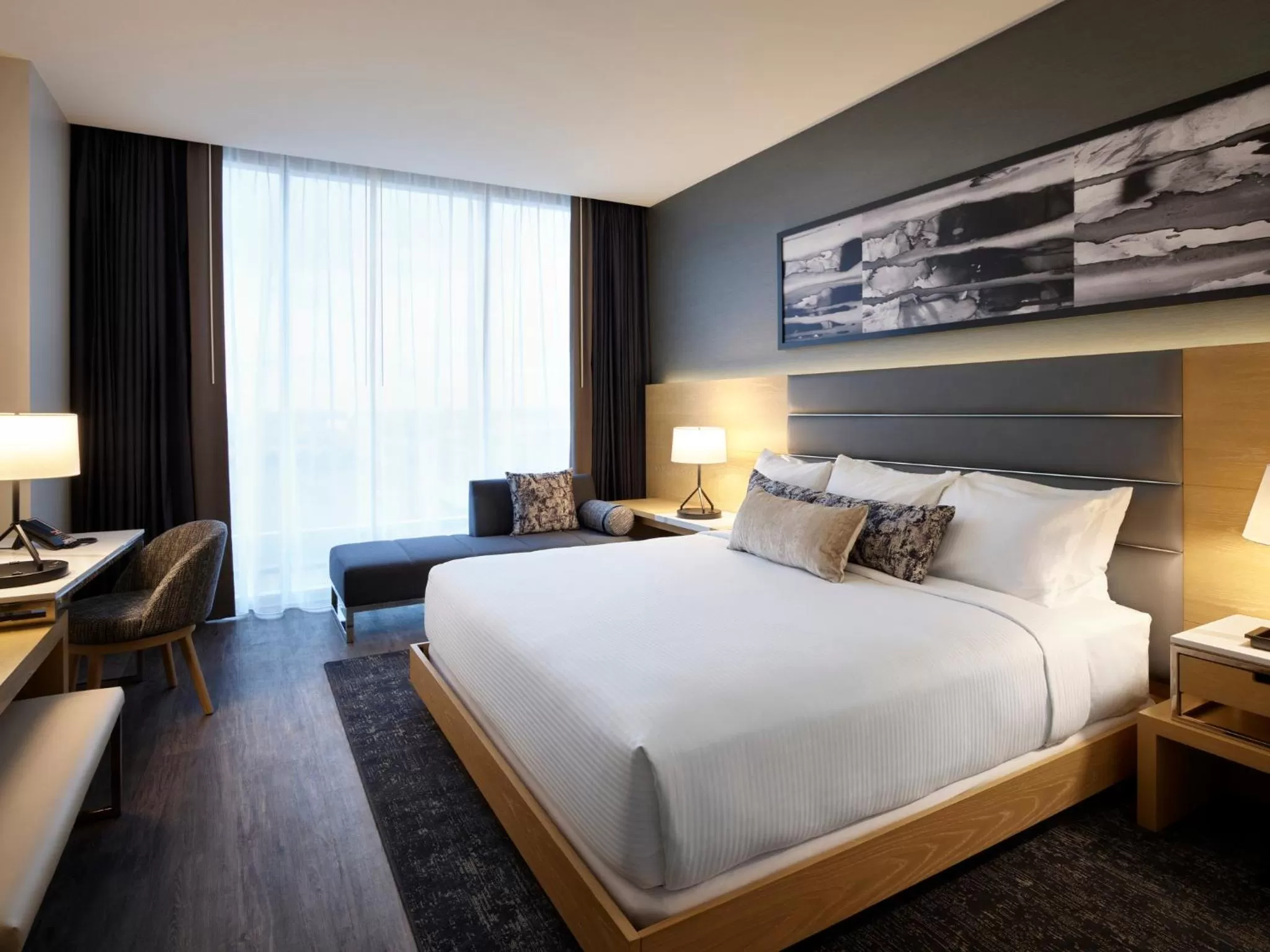 Bed in Live! Casino & Hotel - Philadelphia