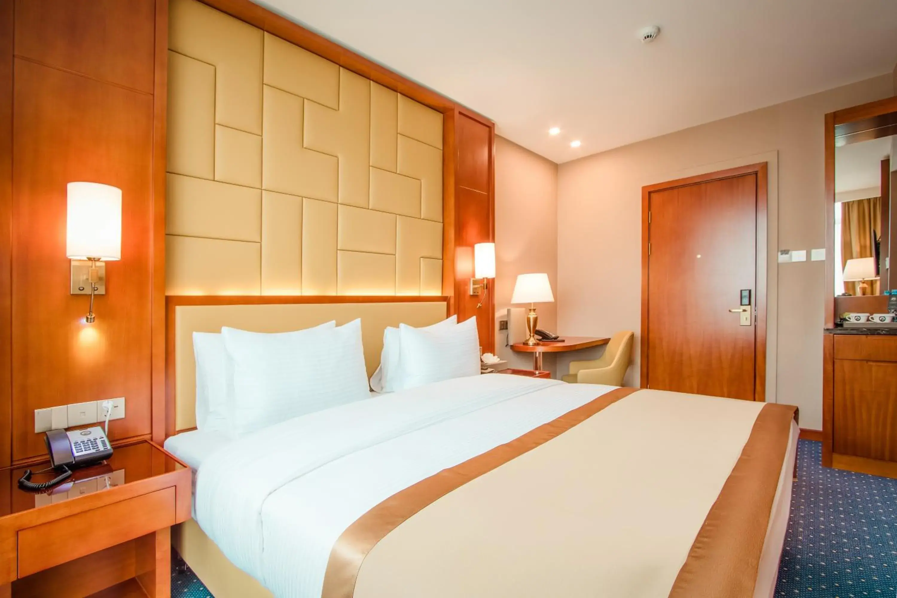 Bed in New Tiflis Hotel