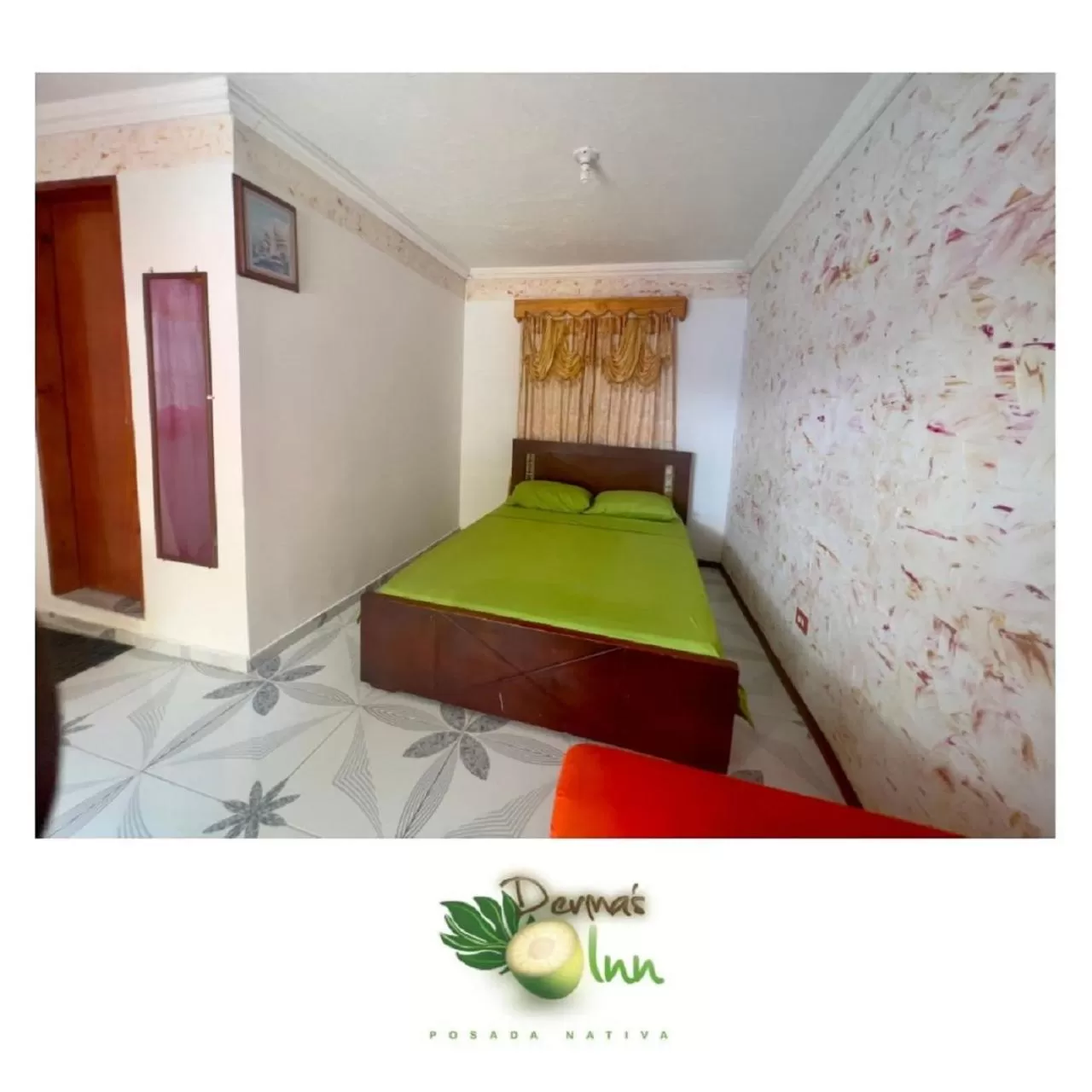 Bed in POSADA NATIVA DERMA´S INN