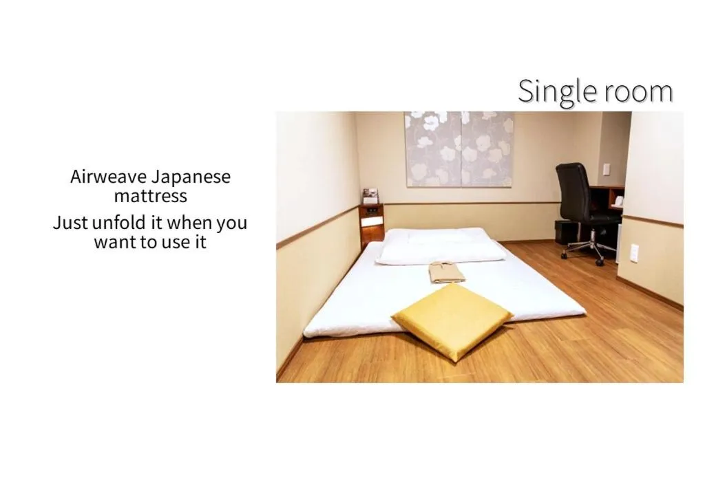 Photo of the whole room, Bed in Hotel Meldia Osaka Higobashi