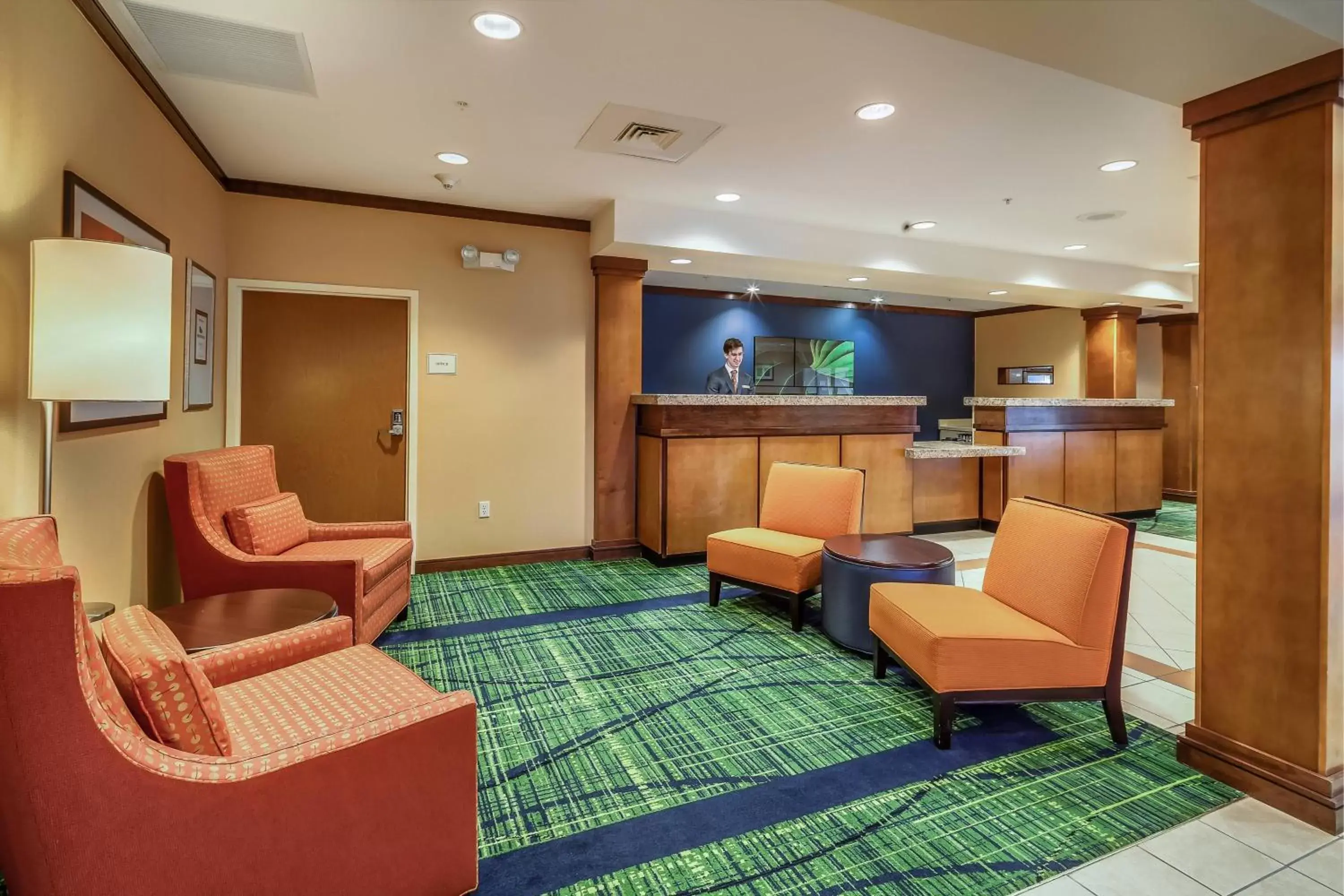 Lobby or reception, Seating Area in Fairfield Inn and Suites Jacksonville Beach