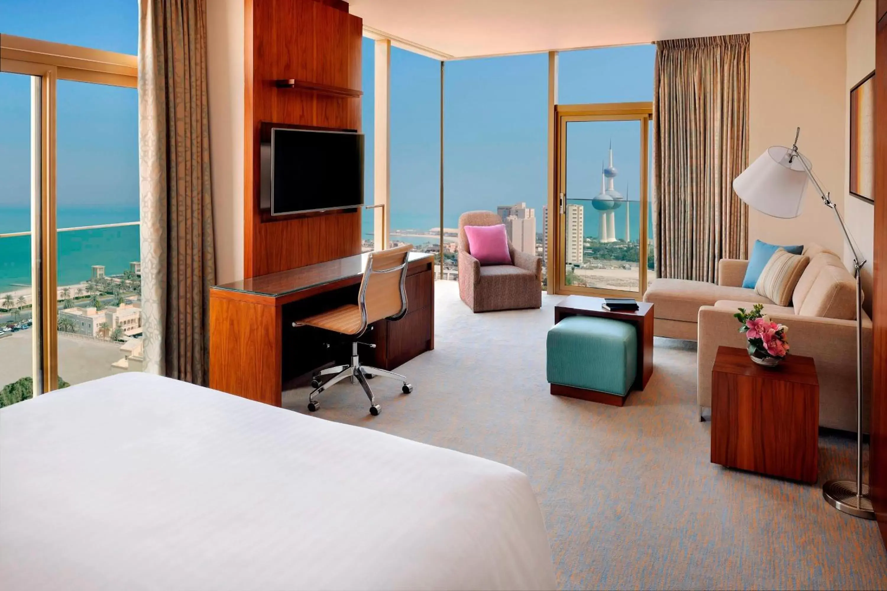 Photo of the whole room, TV/Entertainment Center in Residence Inn by Marriott Kuwait City