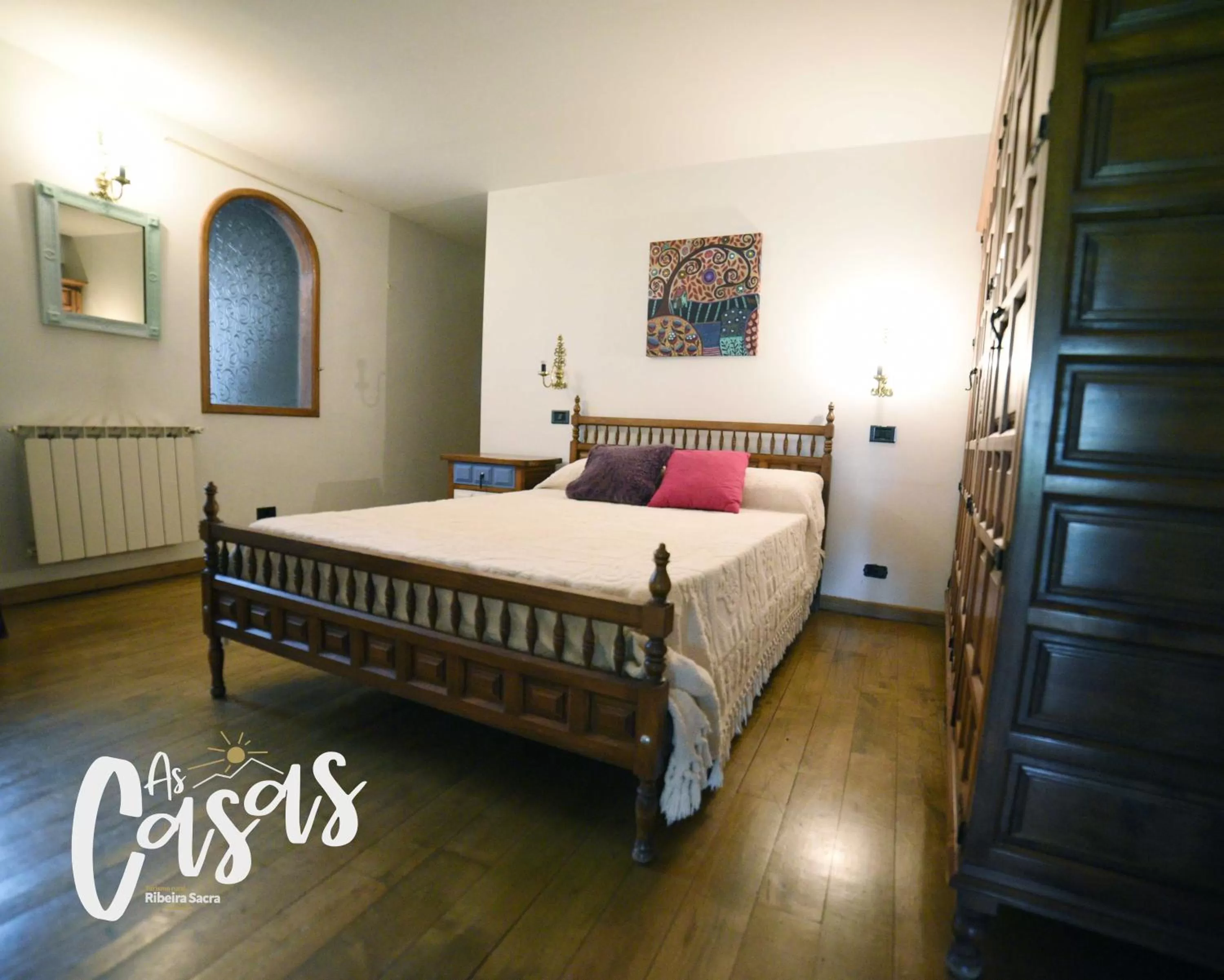 Photo of the whole room in As Casas Ribeira Sacra