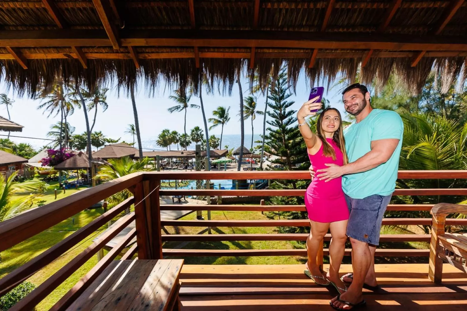 People in Carnaubinha Praia Resort