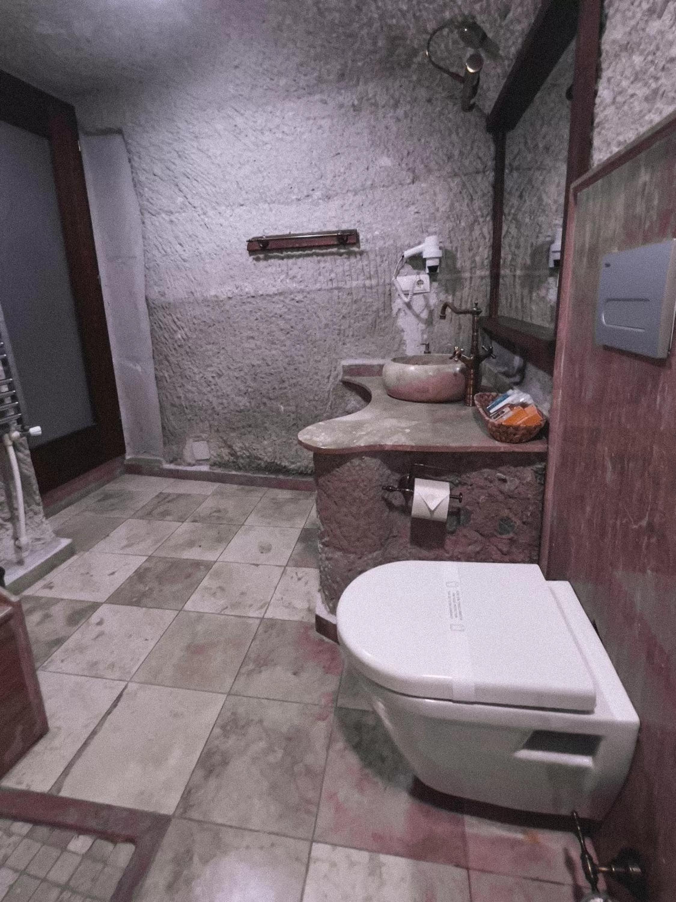 Bathroom in Local Cave House