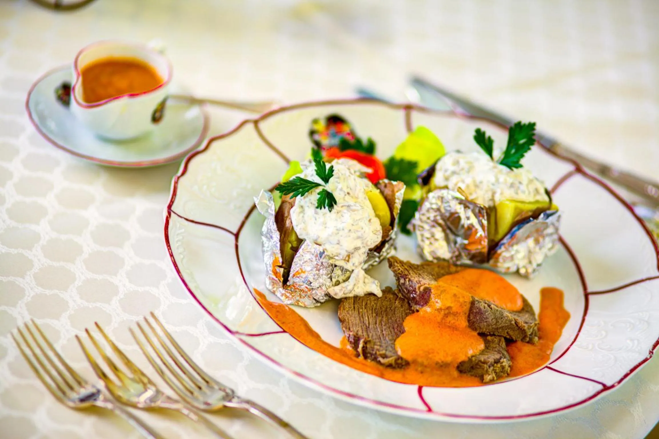 Food and drinks in House of Dracula Hotel