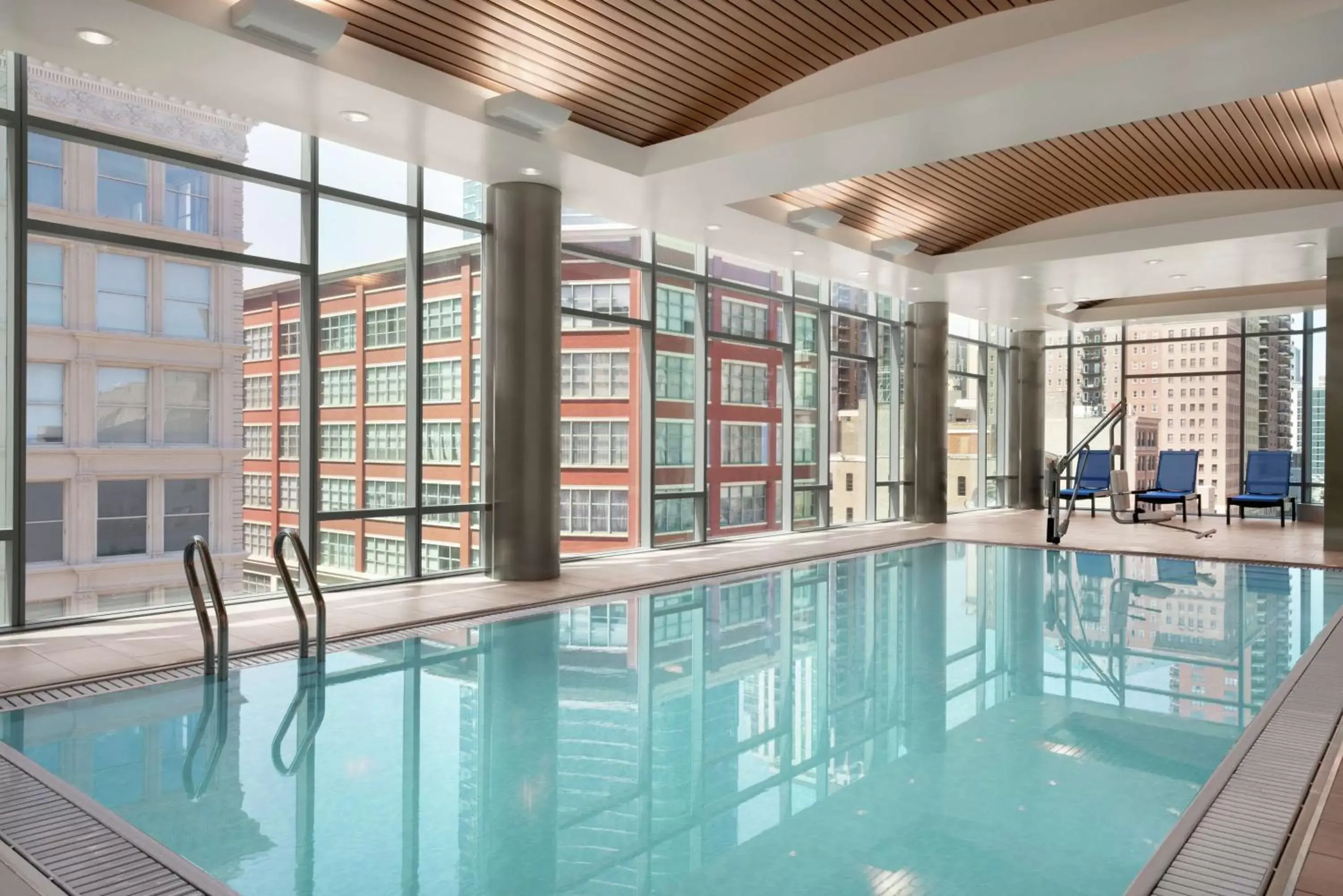 Pool view, Swimming Pool in Hilton Garden Inn Chicago Downtown South Loop