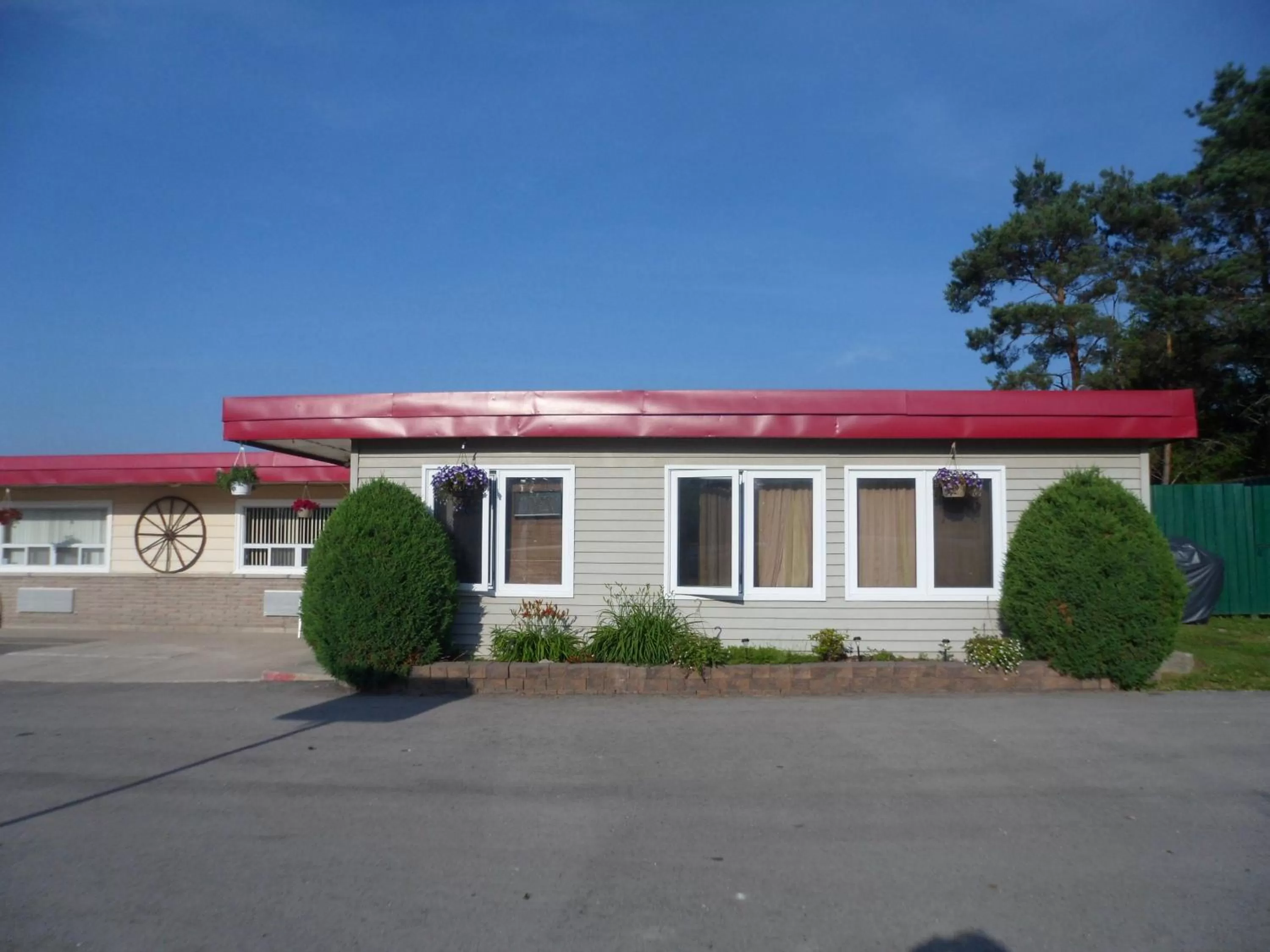Property building in The Silver Birch Motel