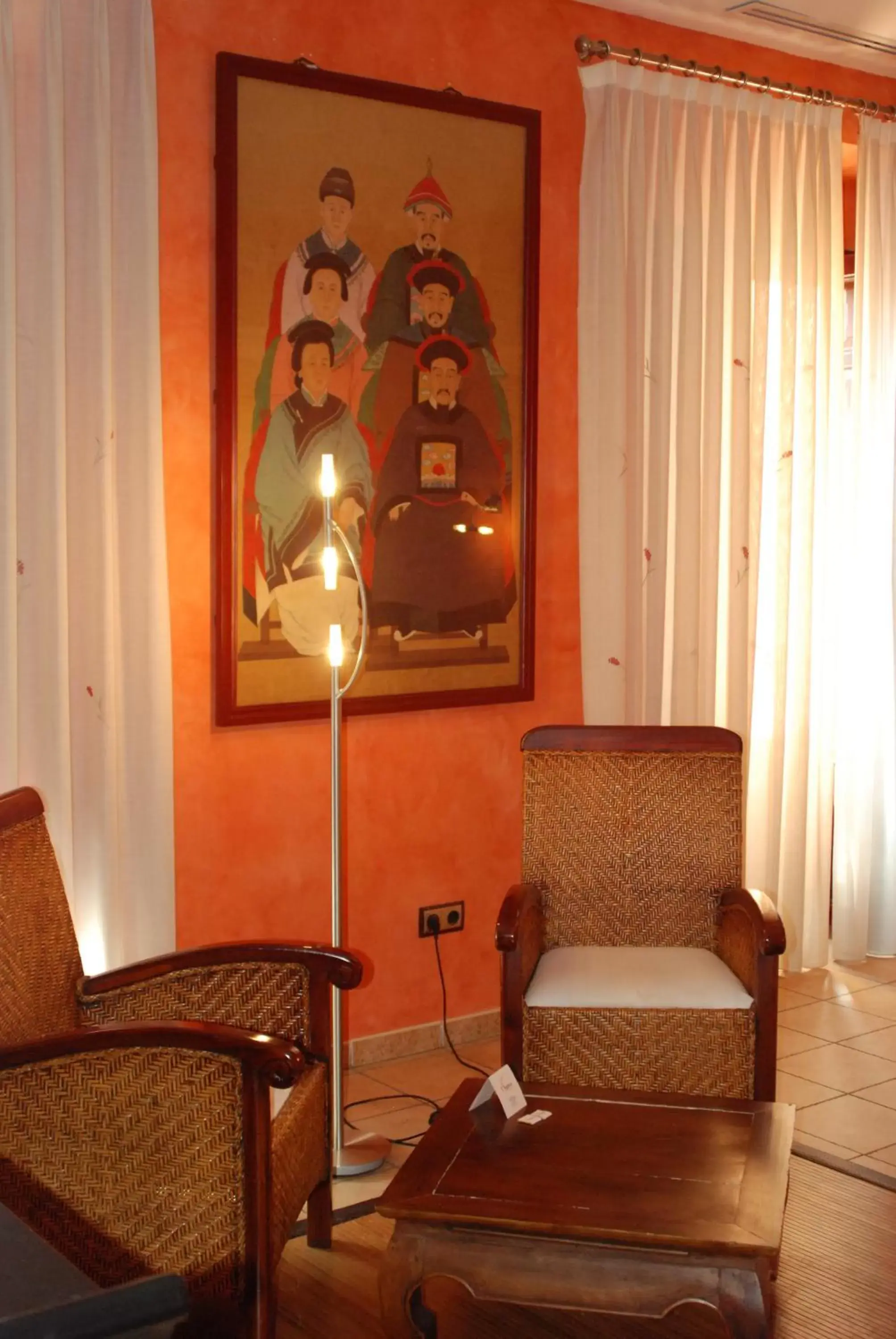 Decorative detail, Seating Area in L'Agora Hotel