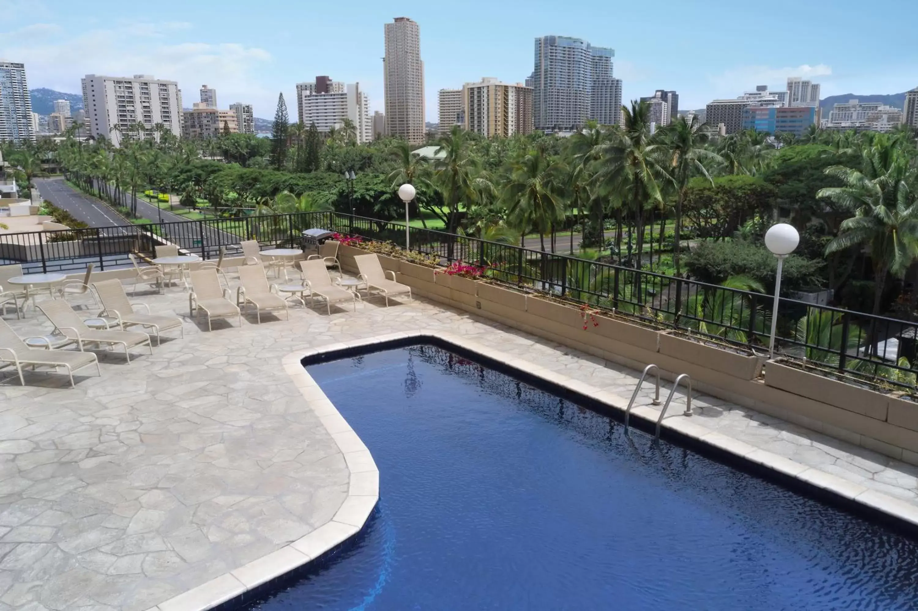 City view, Pool View in Aqua Palms Waikiki