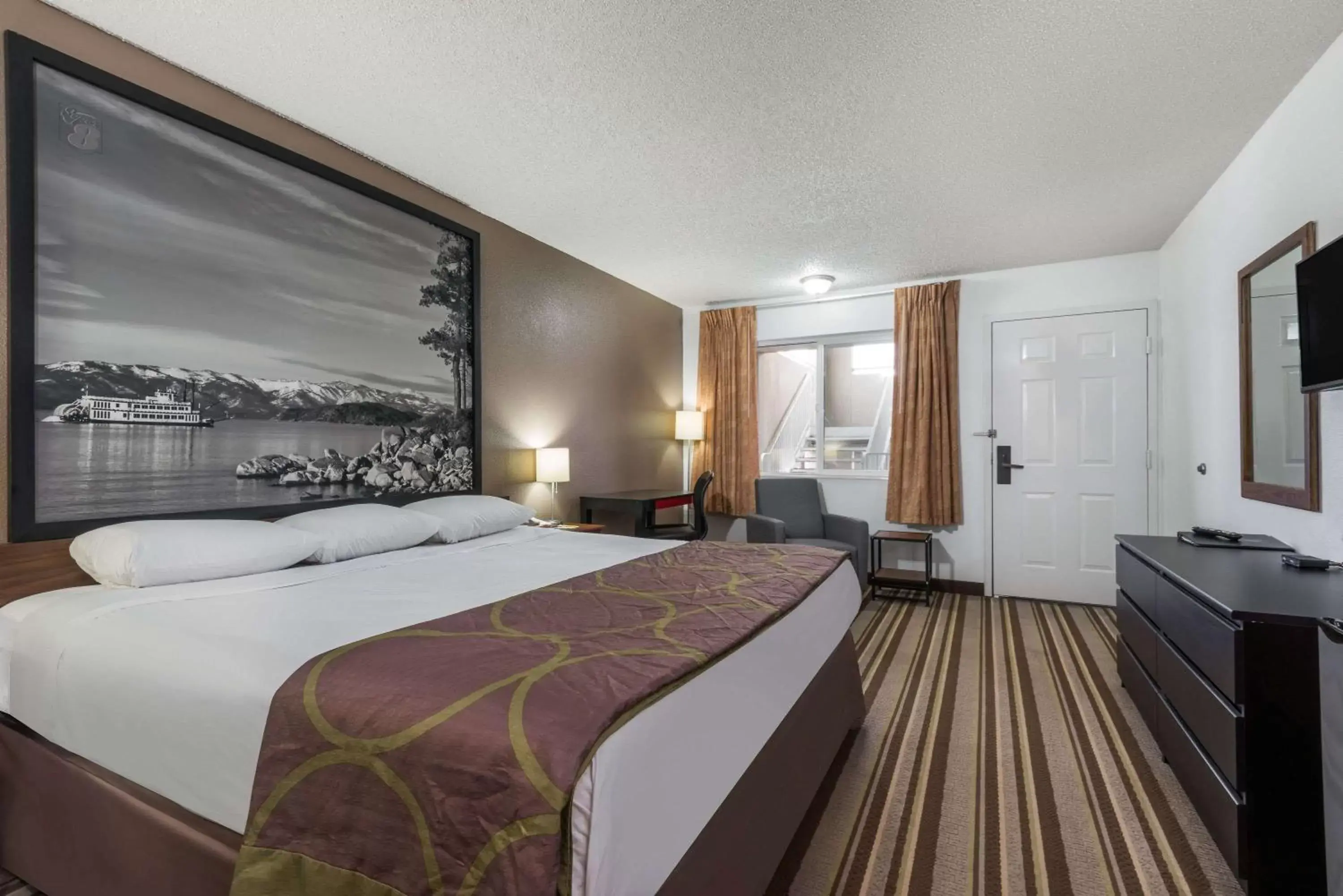 Photo of the whole room, Bed in Super 8 by Wyndham Fernley Photo of the whole room, Bed in Super 8 by Wyndham Fernley