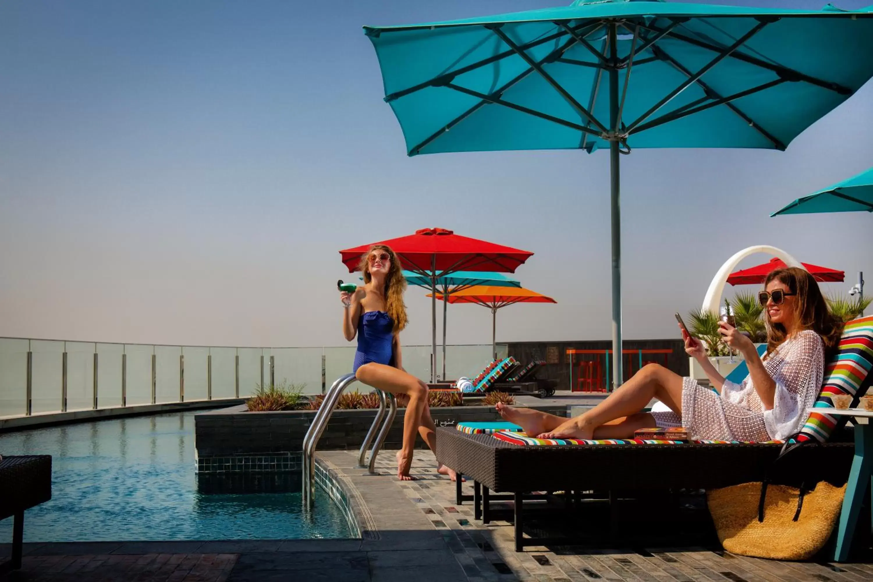 Day, Swimming Pool in Andaz Capital Gate Abu Dhabi - a concept by Hyatt