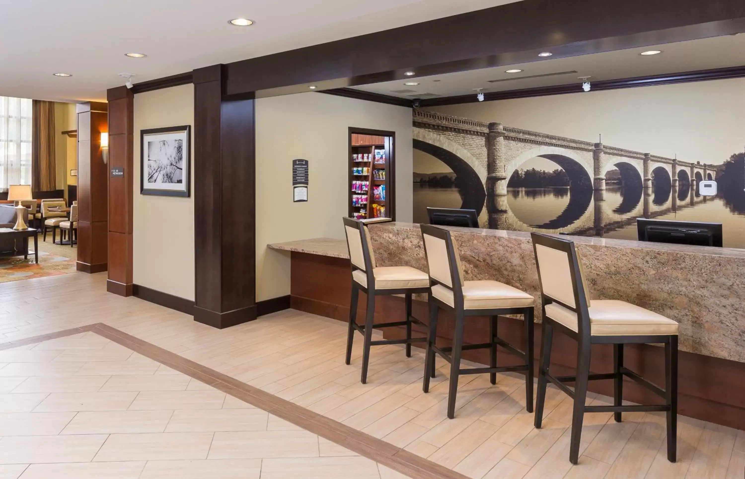 Lobby or reception in Staybridge Suites Canton, an IHG Hotel