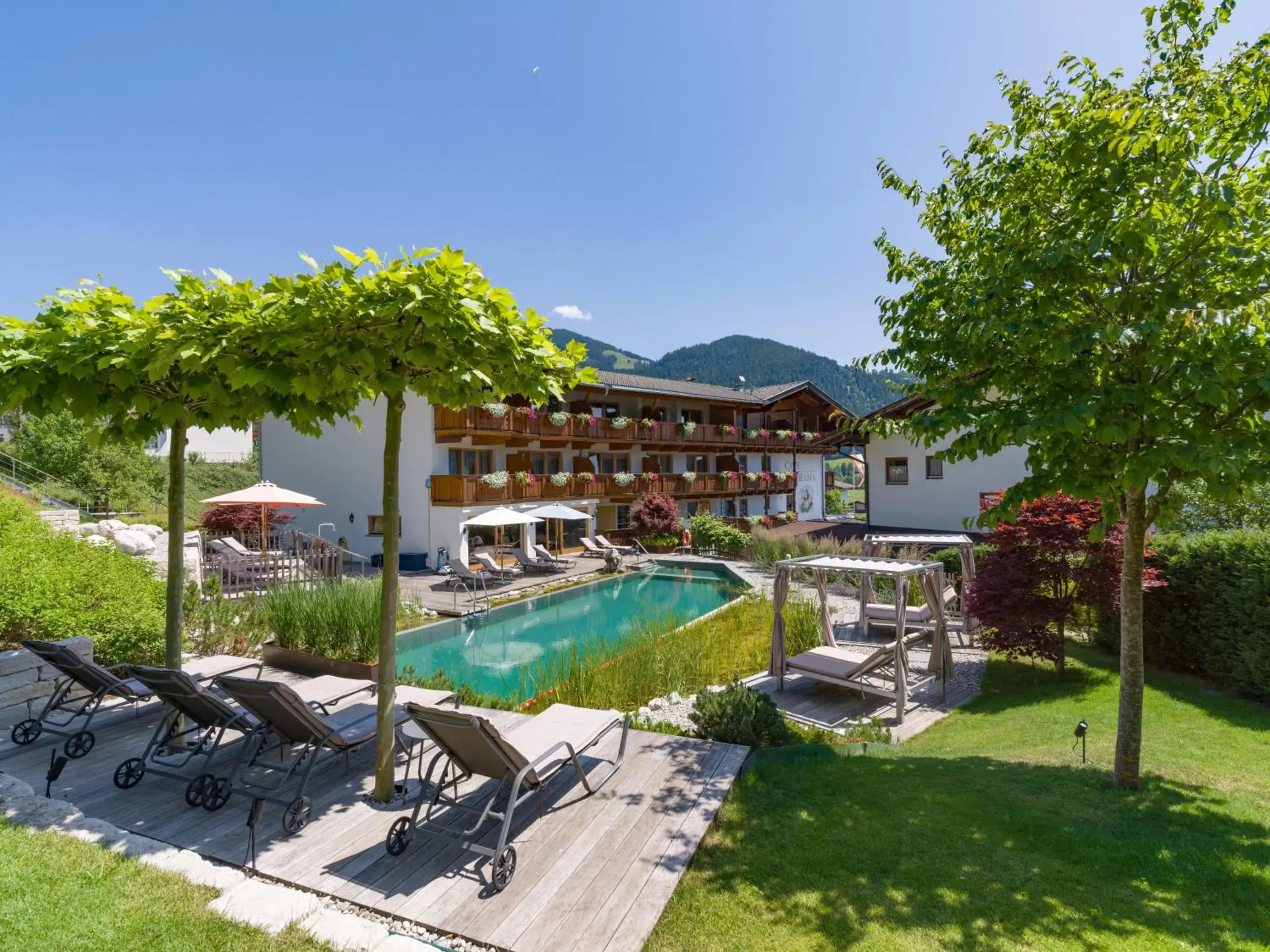 Swimming Pool in Hotel Alpenpanorama