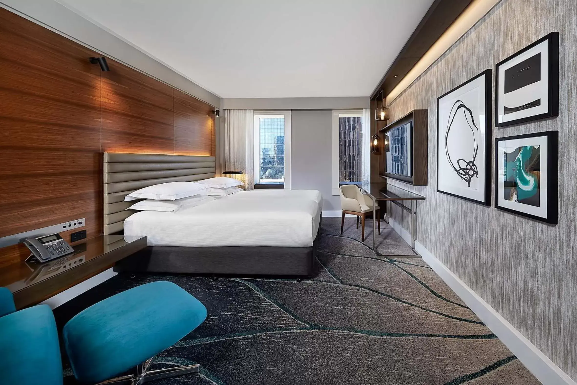 Bedroom in Hilton Sydney