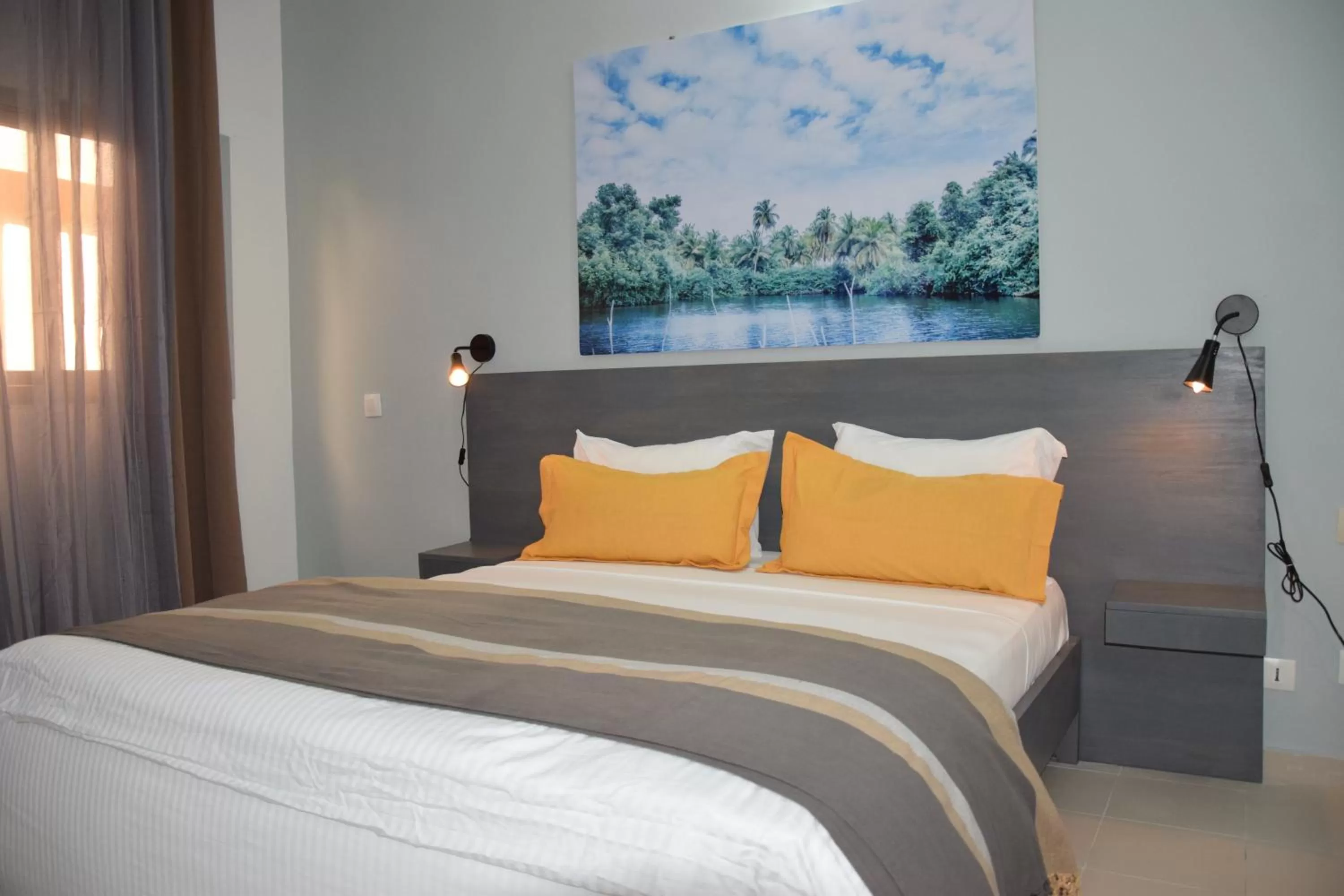 Bed in Hotel Le Marly