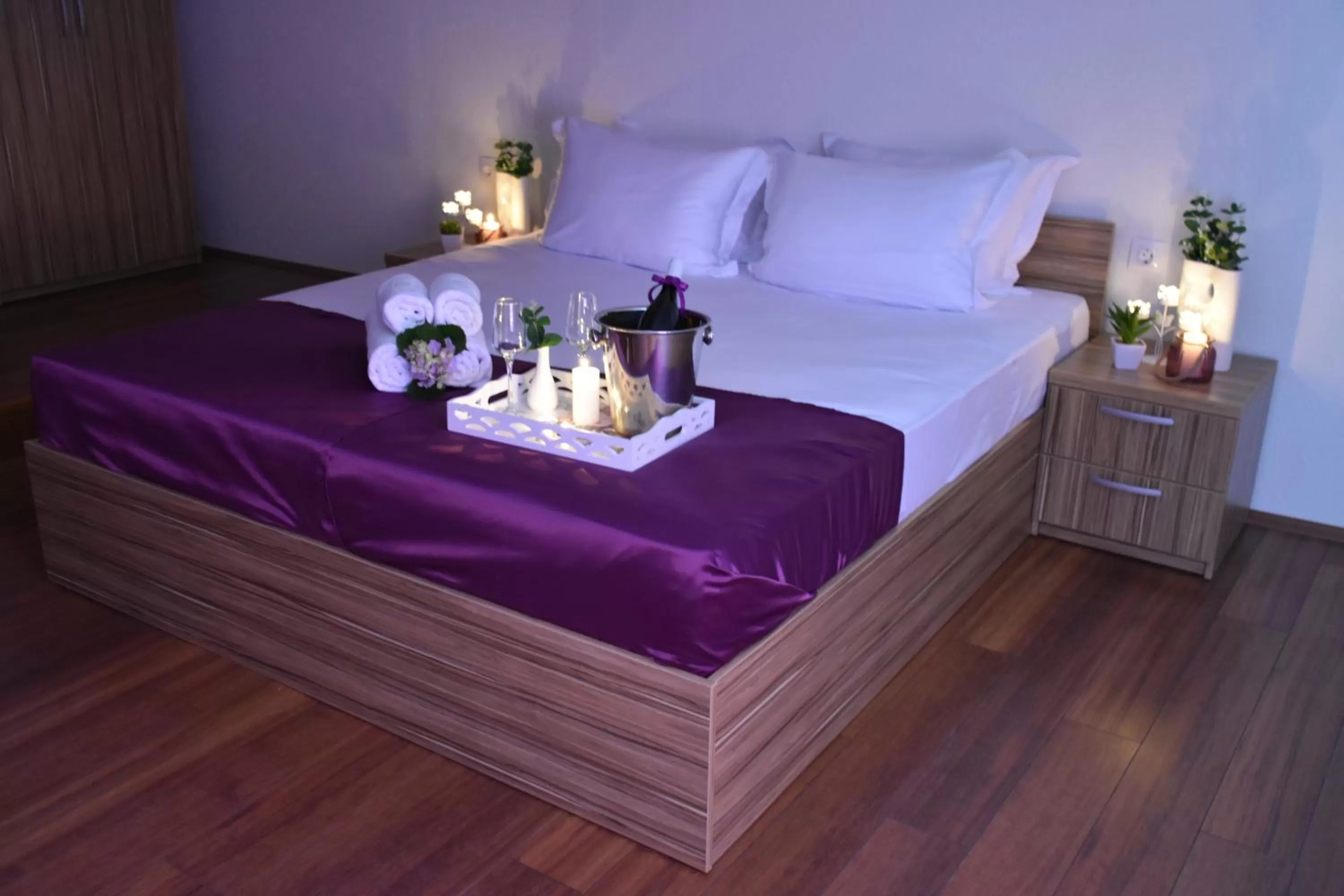 Bed in Hotel and winery LOZAR