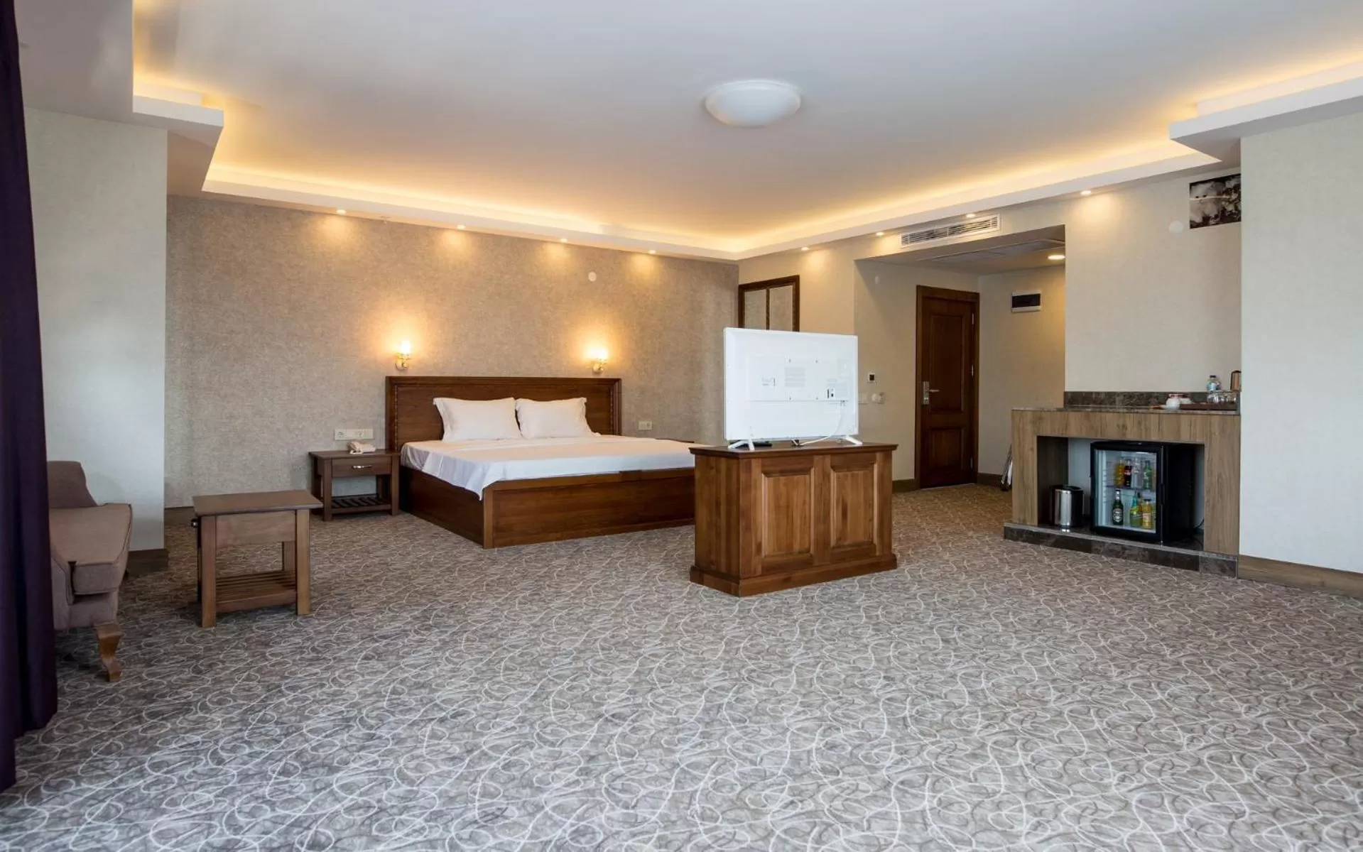 Bedroom, Bed in Helen Troya Hotel Geyikli