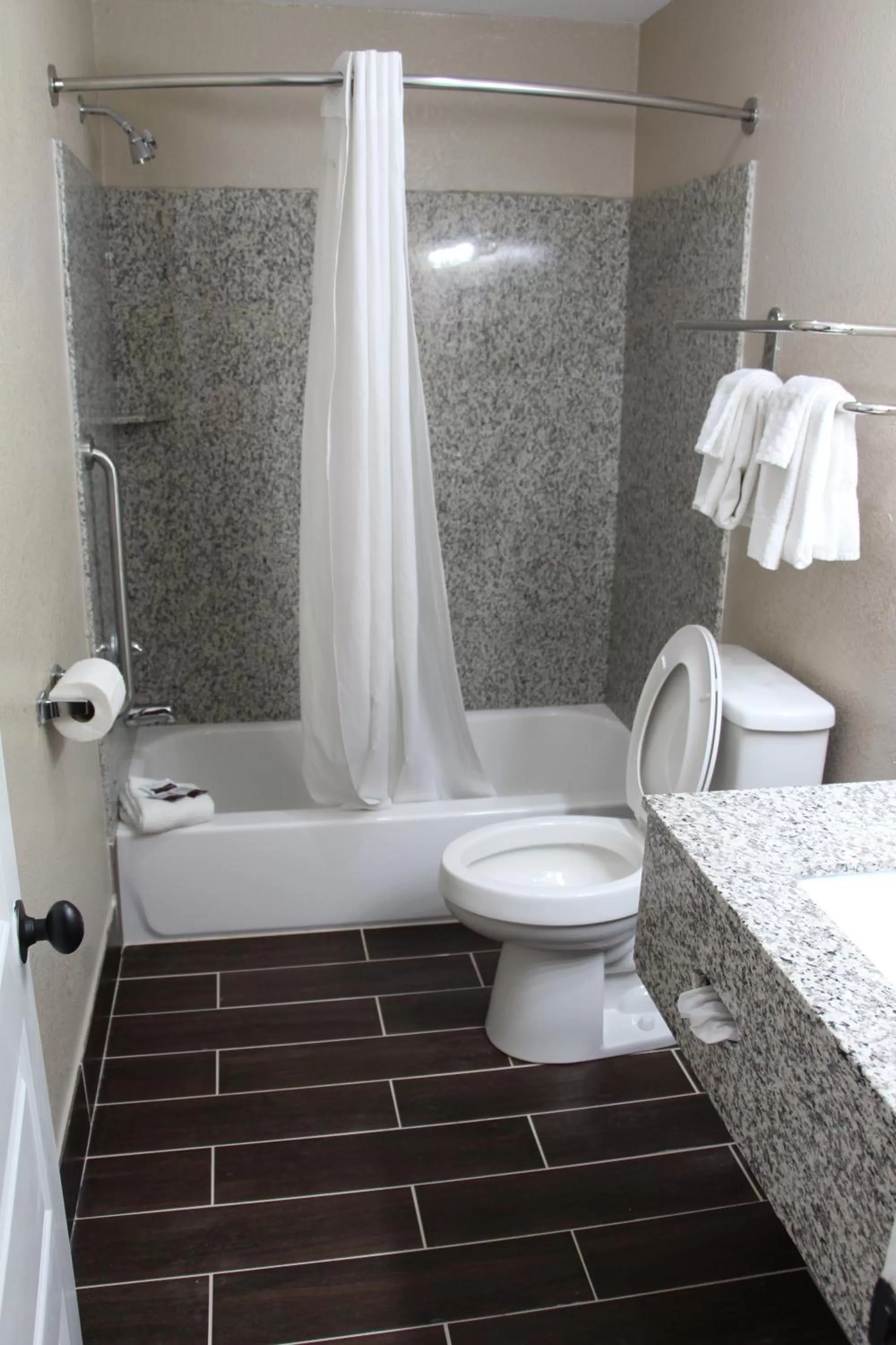 Shower in Westbridge Inn & Suites