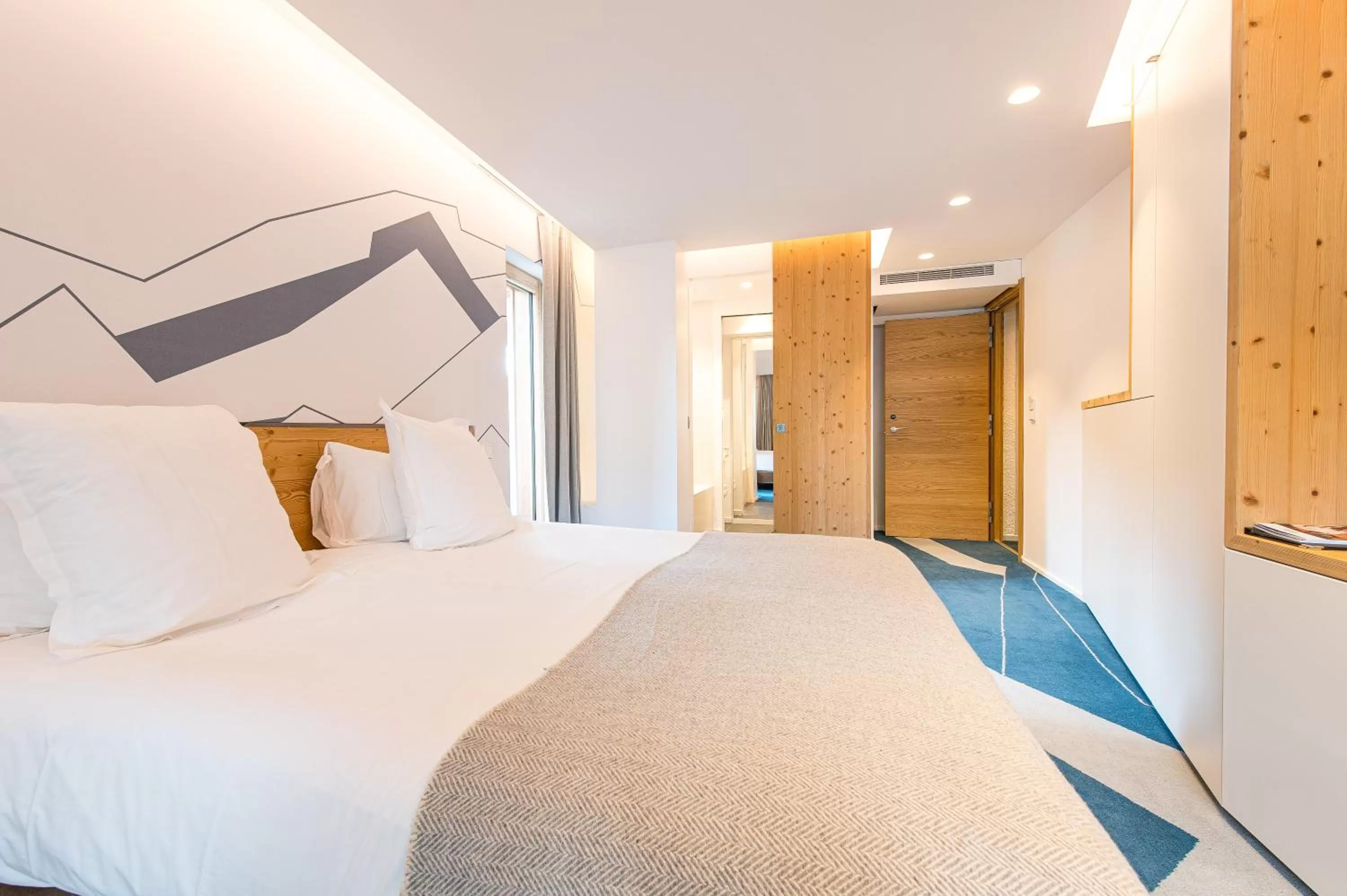 Bed in Best Western Chalet les Saytels