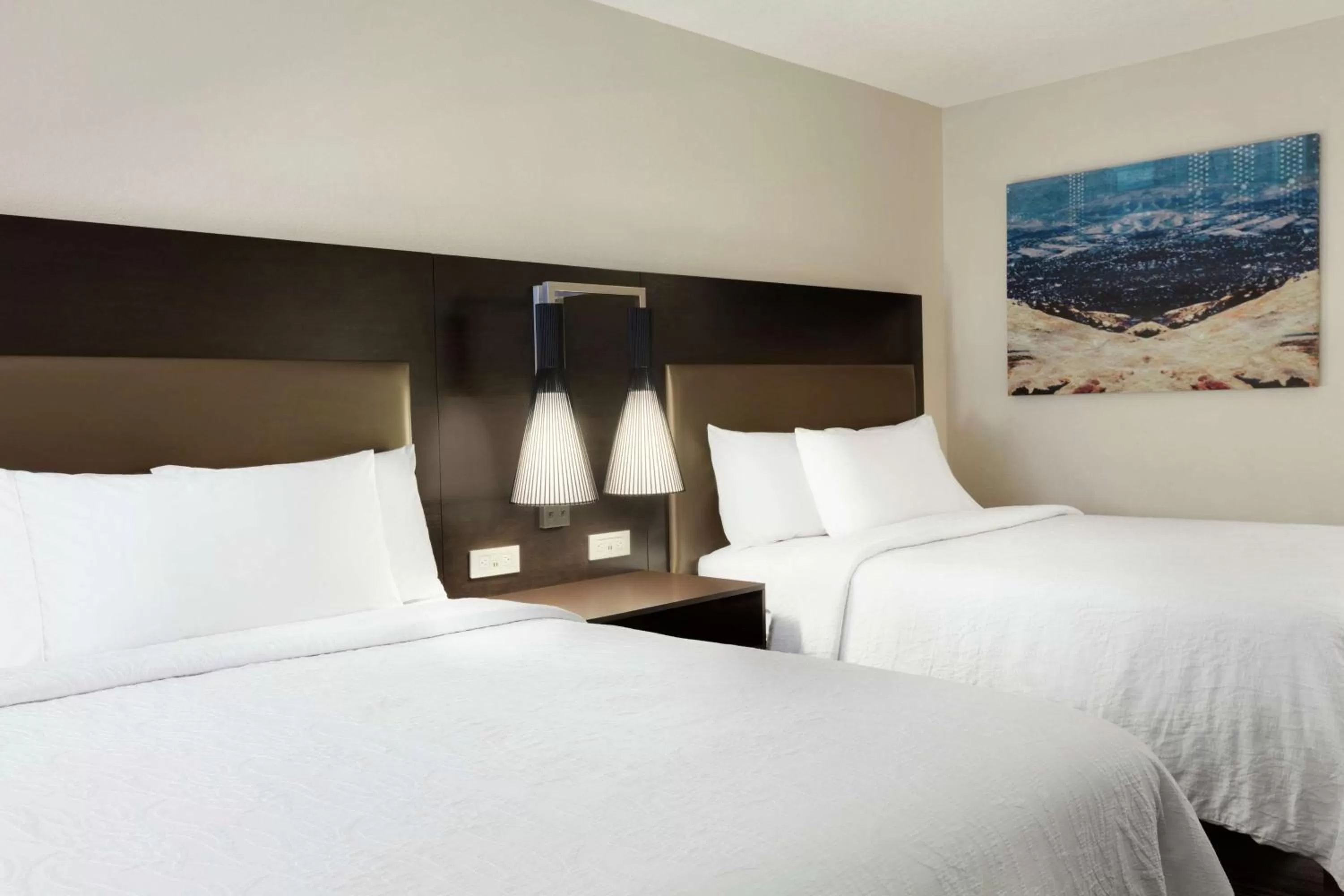 Bed in Hilton Garden Inn Cupertino