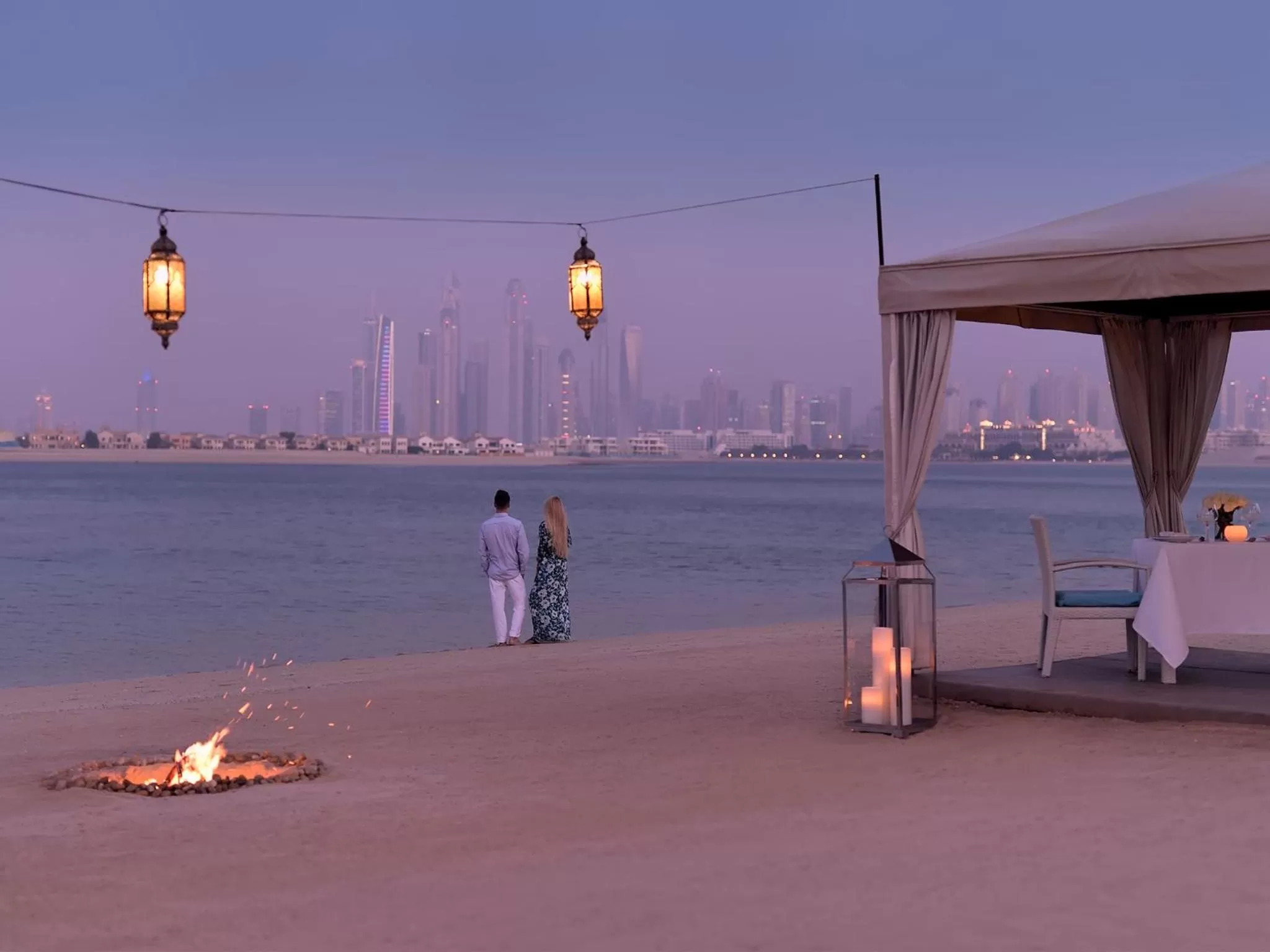 People in Kempinski Hotel & Residences Palm Jumeirah